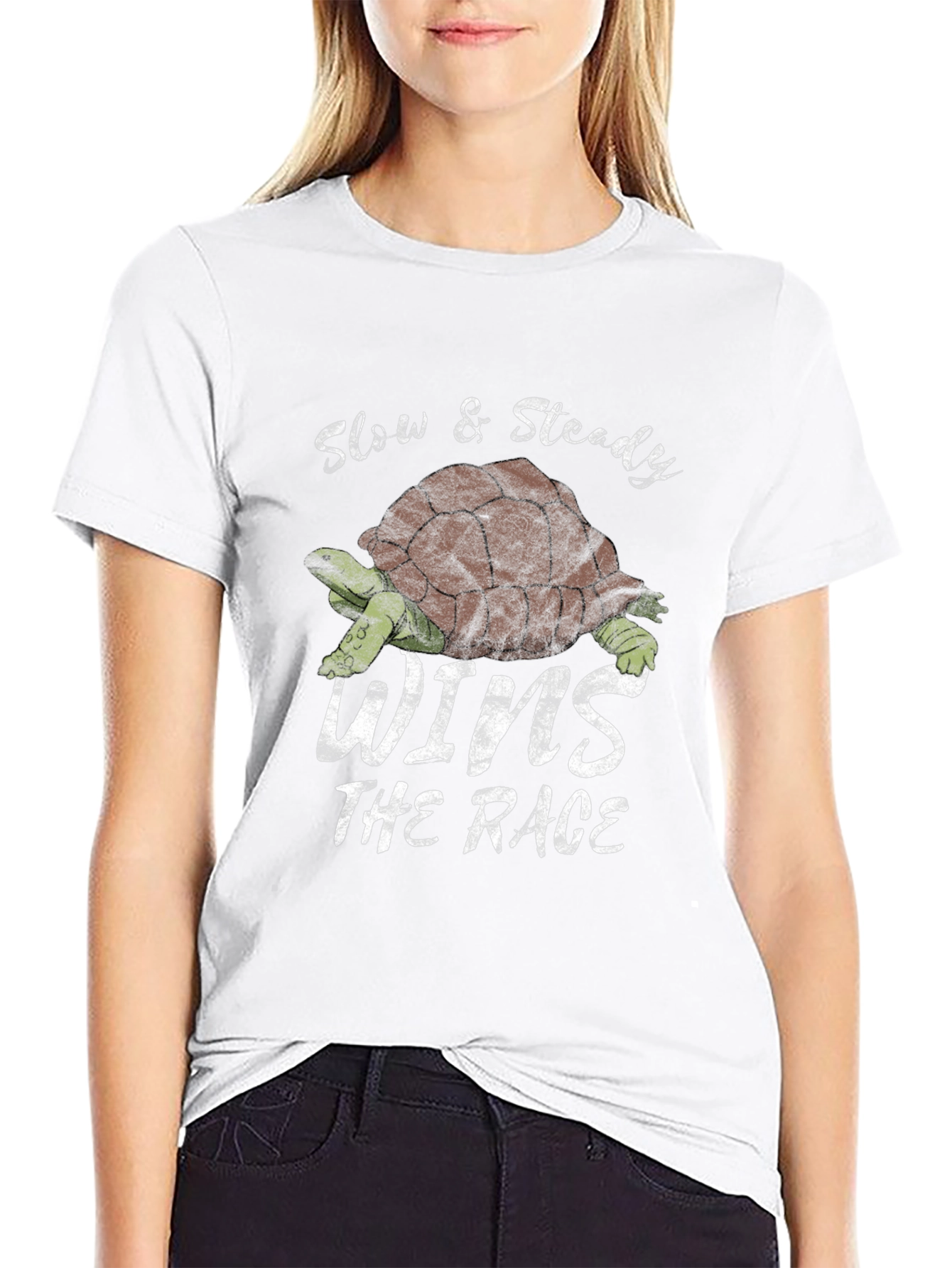 Slow & Steady Wins the Race Graphic T-Shirt