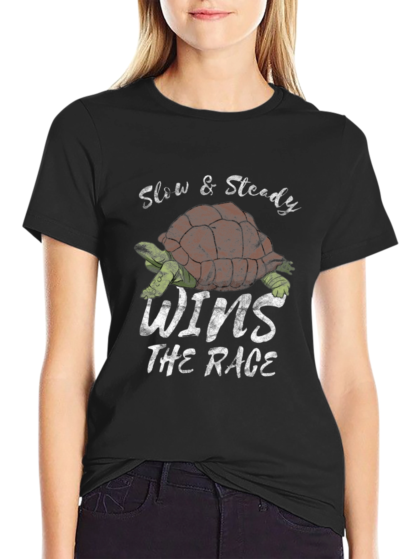 Slow & Steady Wins the Race Graphic T-Shirt