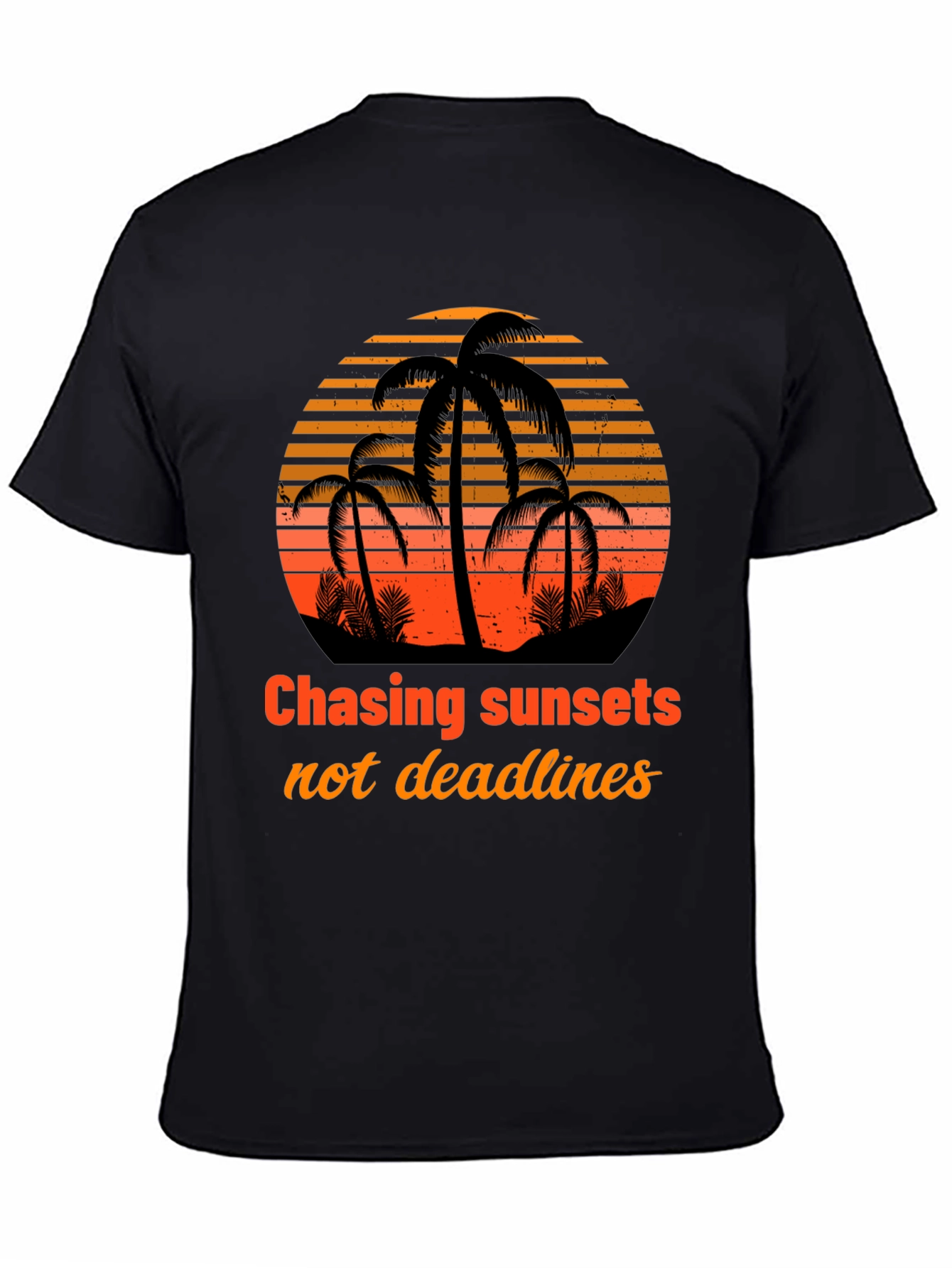 Chasing Sunsets T-Shirt - Tropical Design