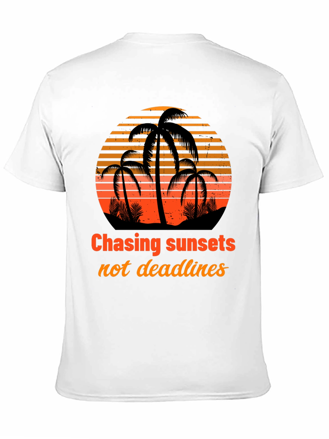 Chasing Sunsets T-Shirt - Tropical Design