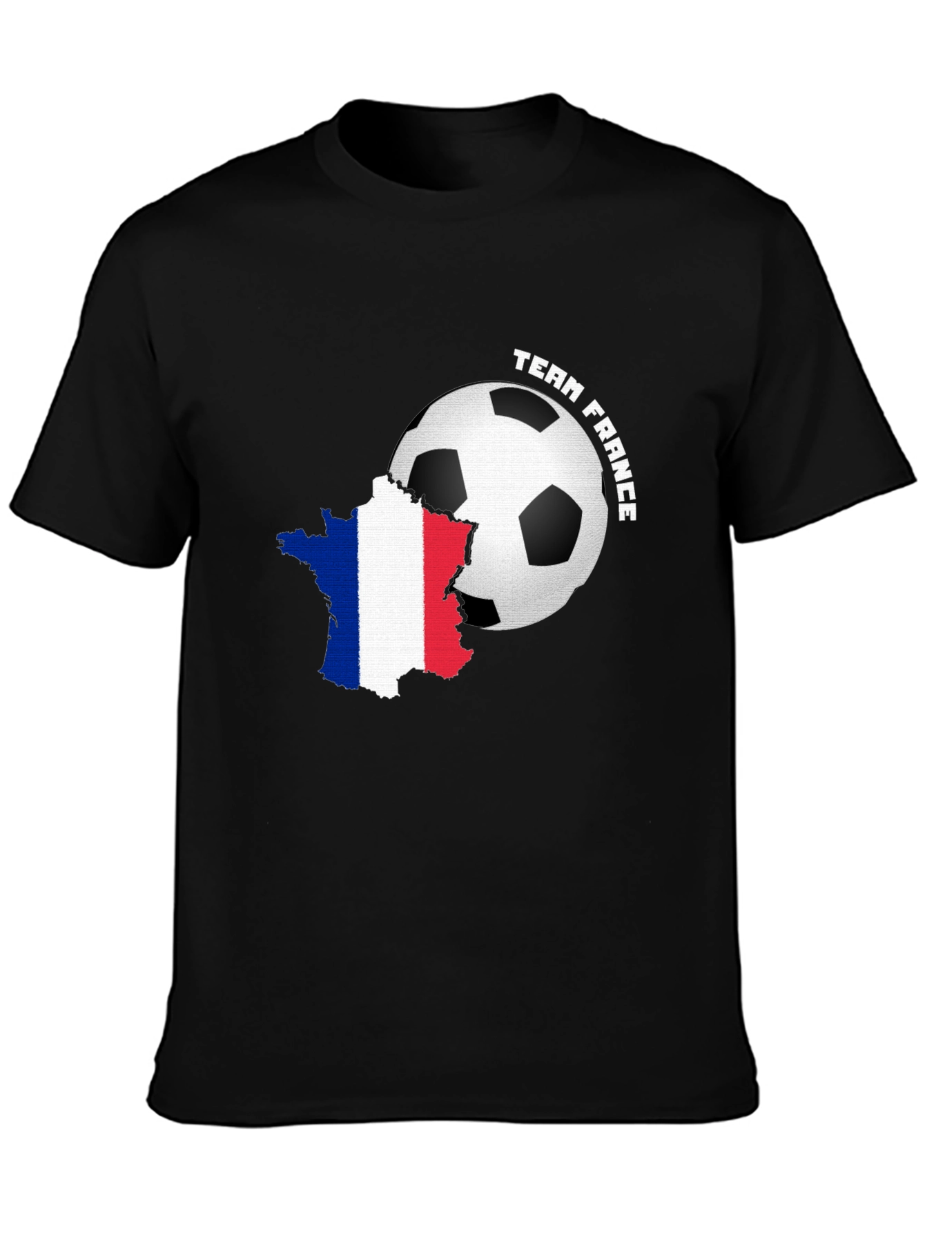 Team France Soccer T-Shirt - Black