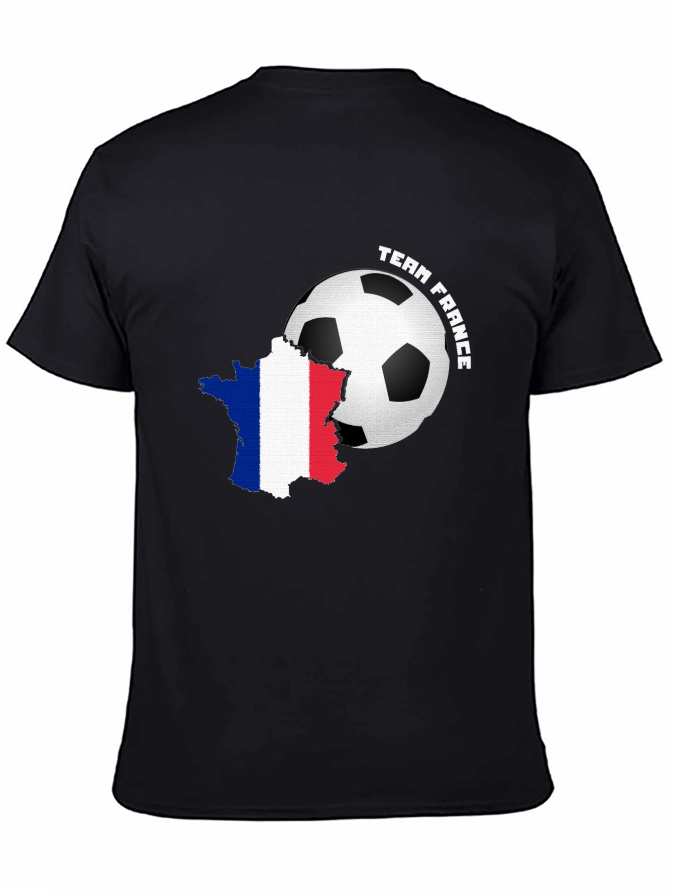 Team France Soccer T-Shirt - Black