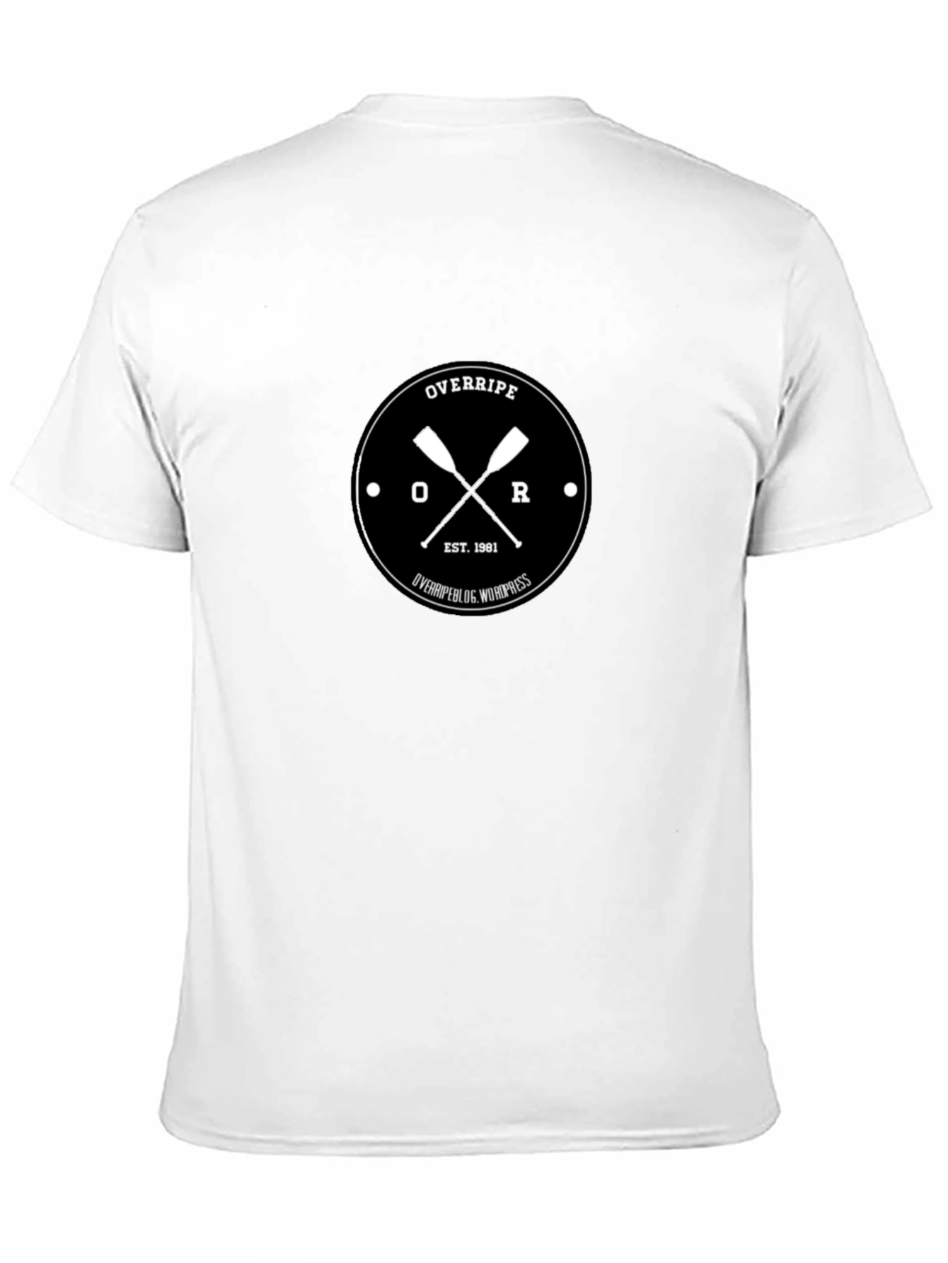 Overripe Graphic T-Shirt - Black Crew Neck Tee