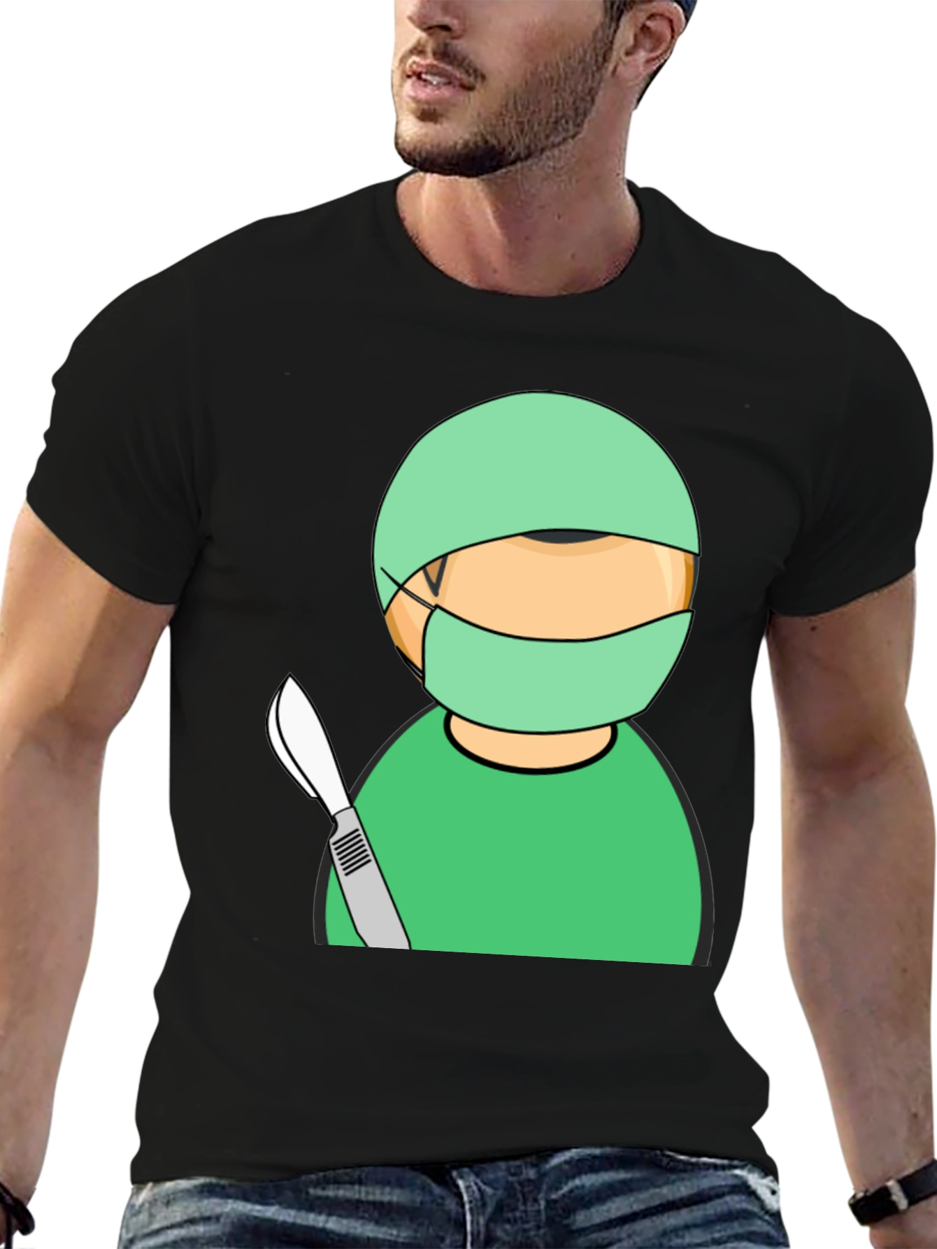 Surgeon Graphic Black T-Shirt