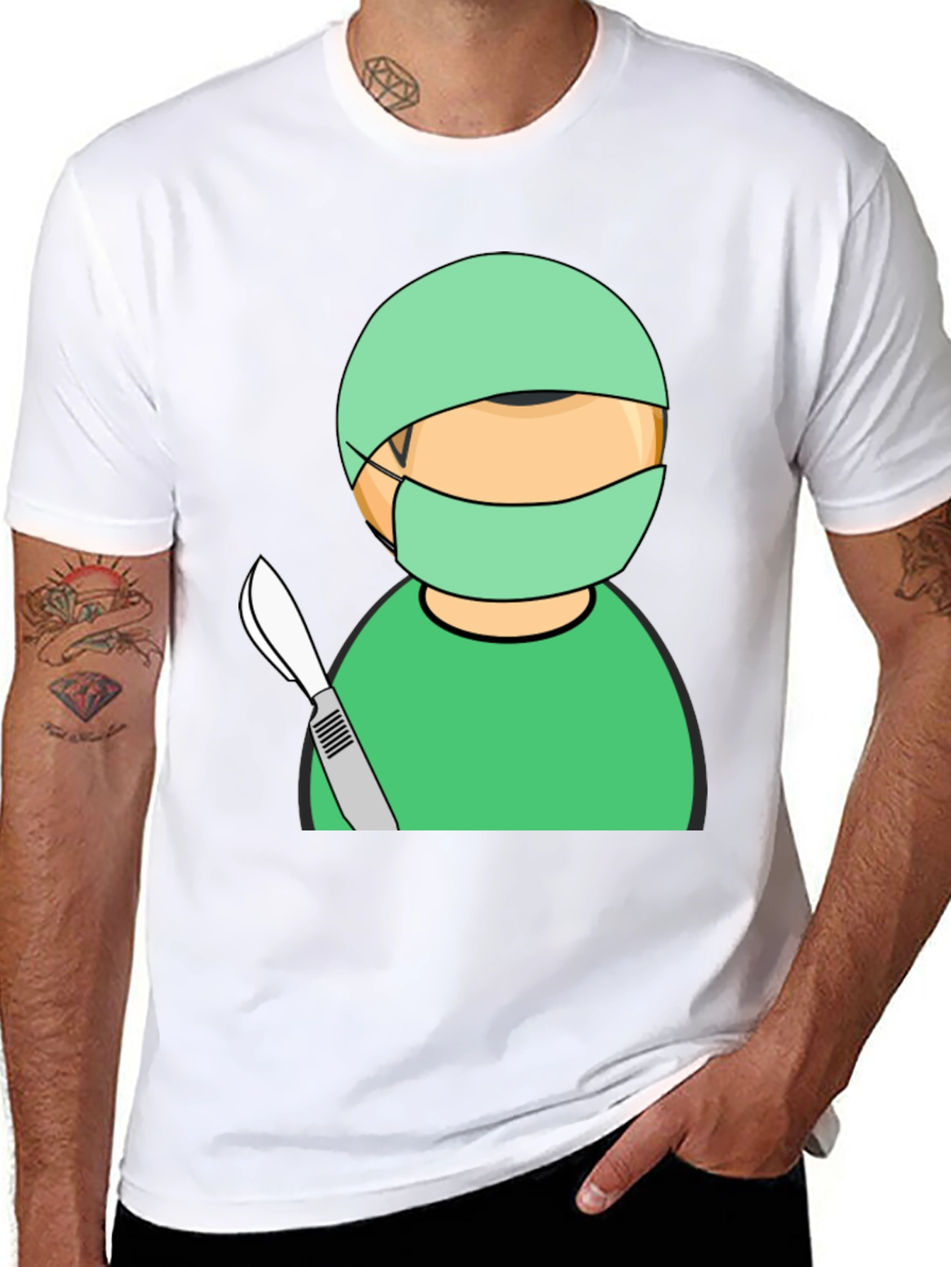 Surgeon Graphic Black T-Shirt
