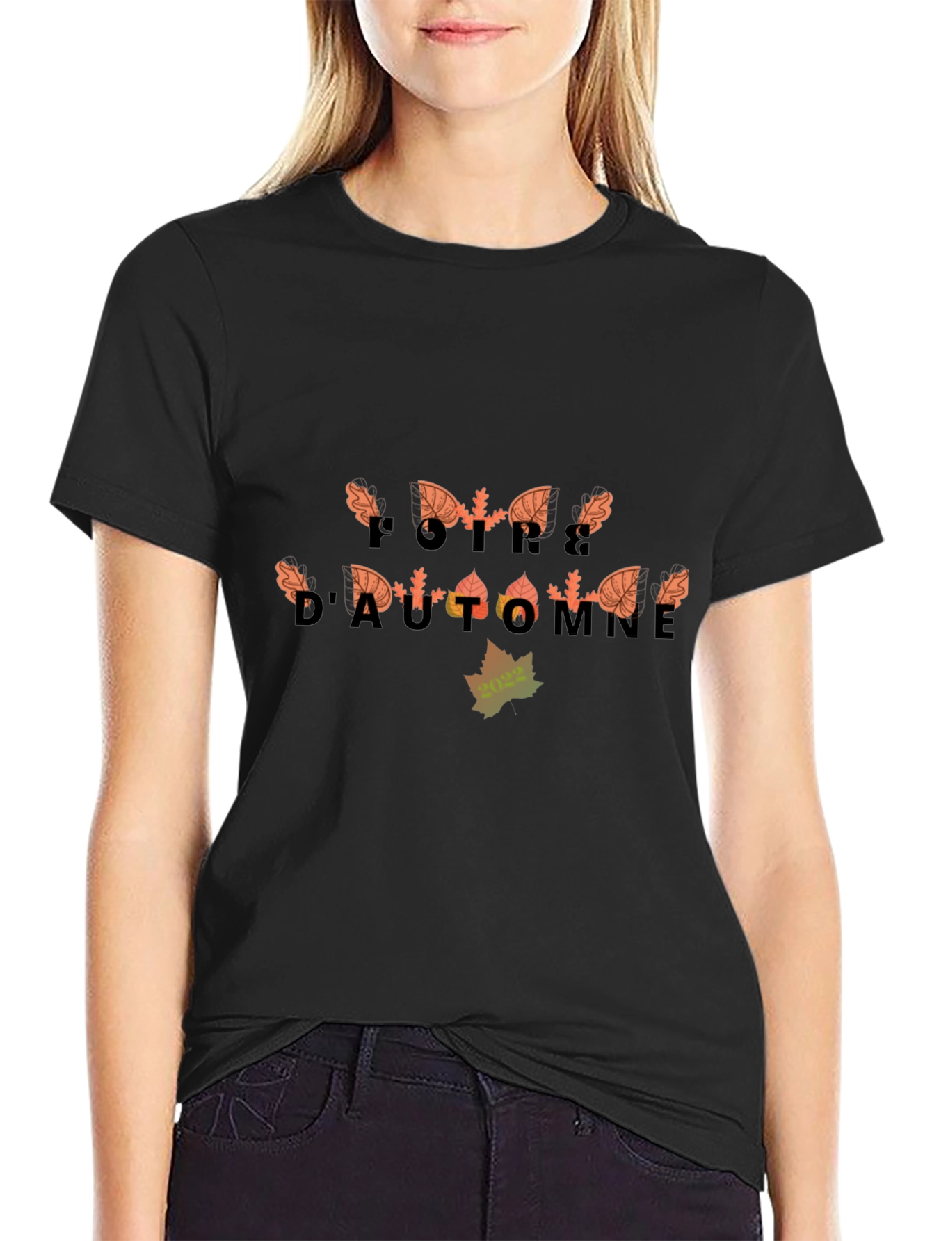 Foire DAutomne Graphic Tee - Black Fall Inspired