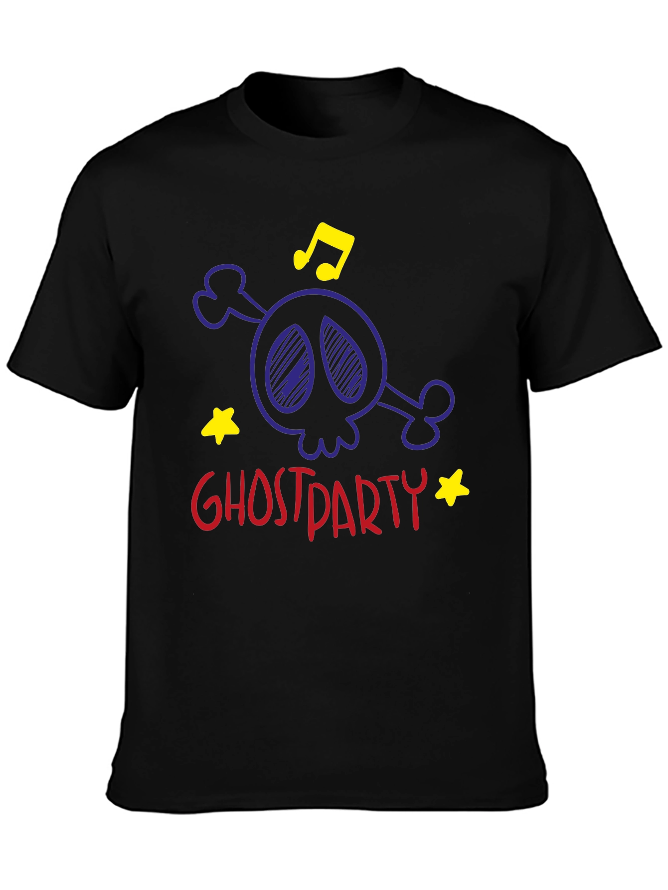 Ghost Party T-Shirt: Skull & Crossbones