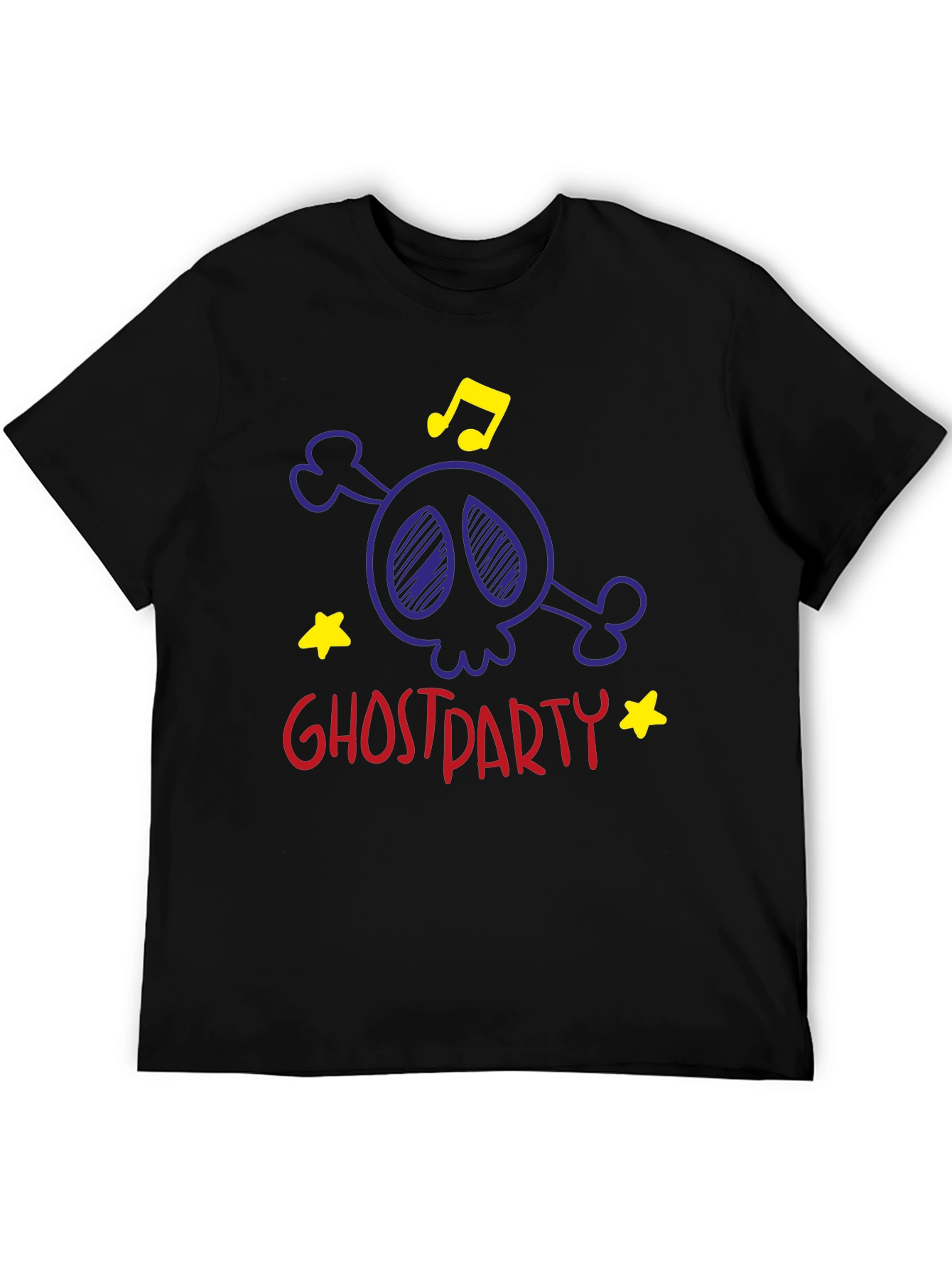 Ghost Party T-Shirt: Skull & Crossbones