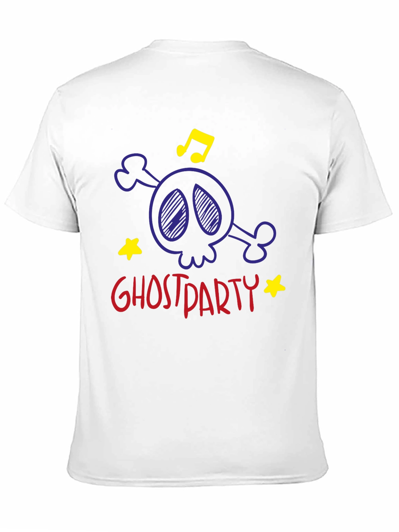 Ghost Party T-Shirt: Skull & Crossbones