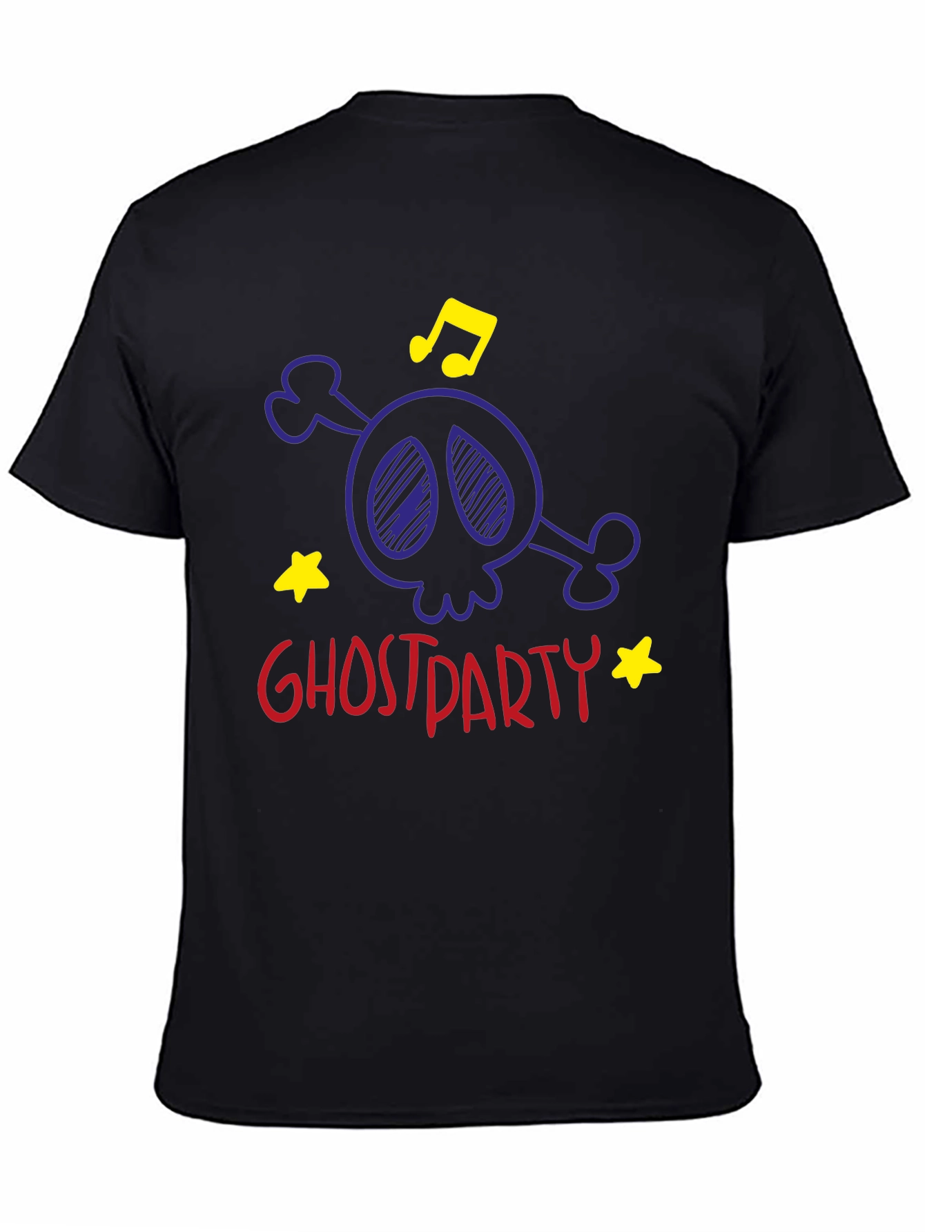Ghost Party T-Shirt: Skull & Crossbones
