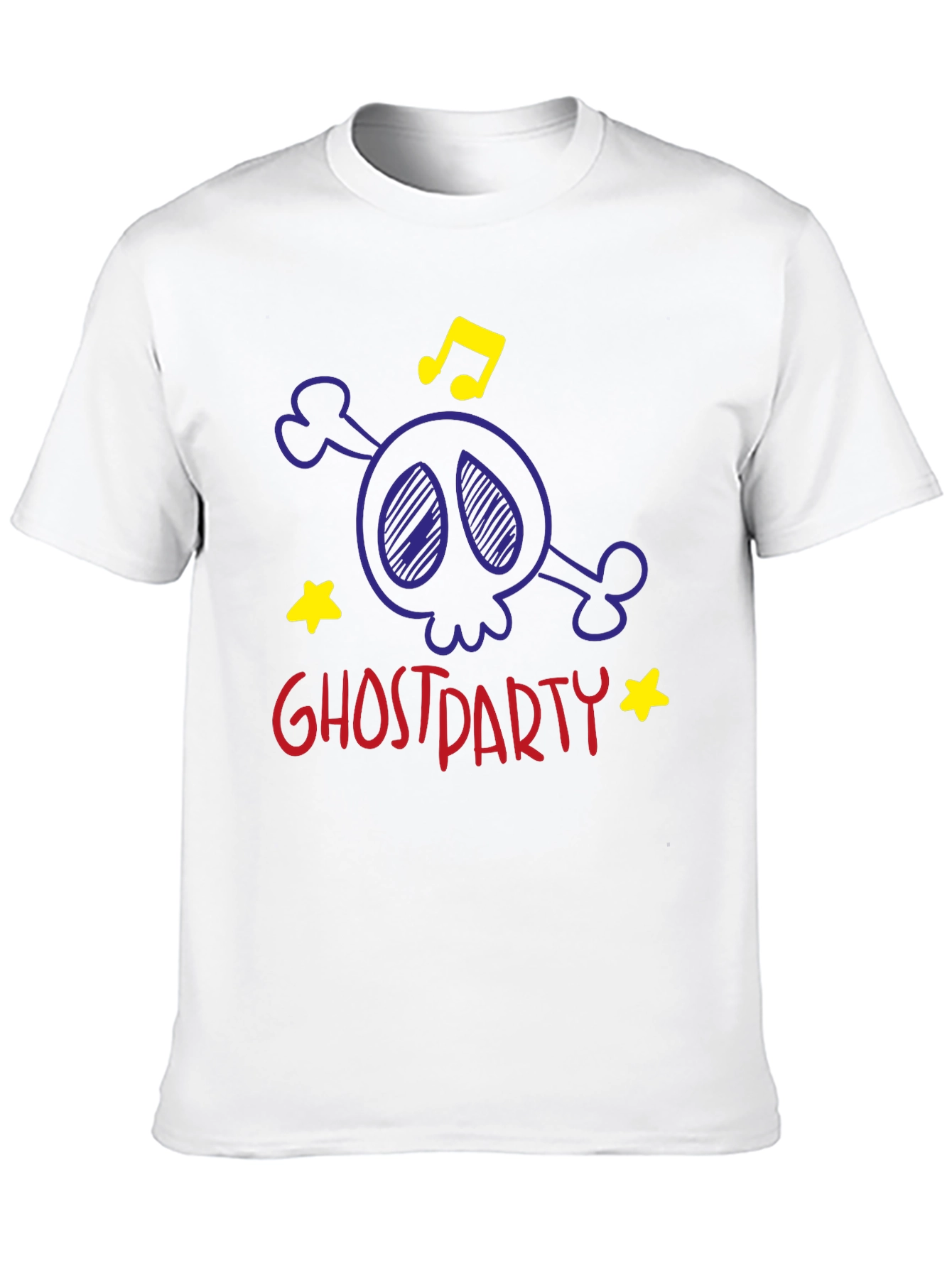 Ghost Party T-Shirt: Skull & Crossbones