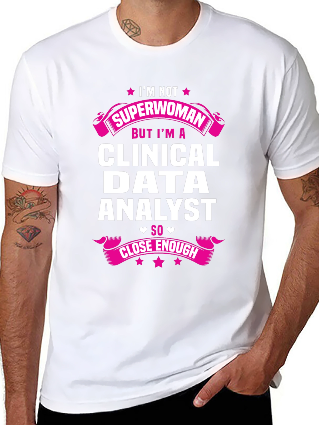 Clinical Data Analyst Superwoman T-Shirt