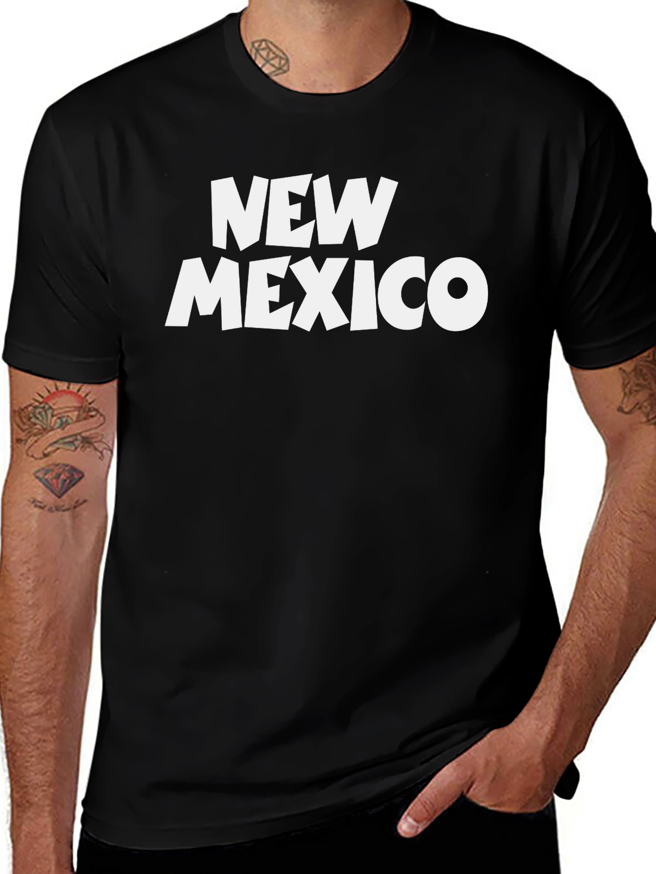 New Mexico Graphic T-Shirt | Black Tee