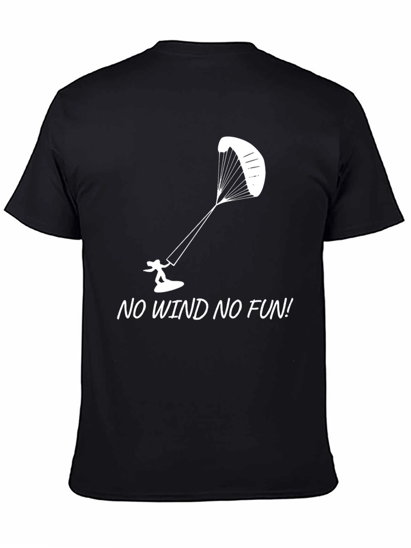 Kitesurfing T-Shirt - No Wind No Fun