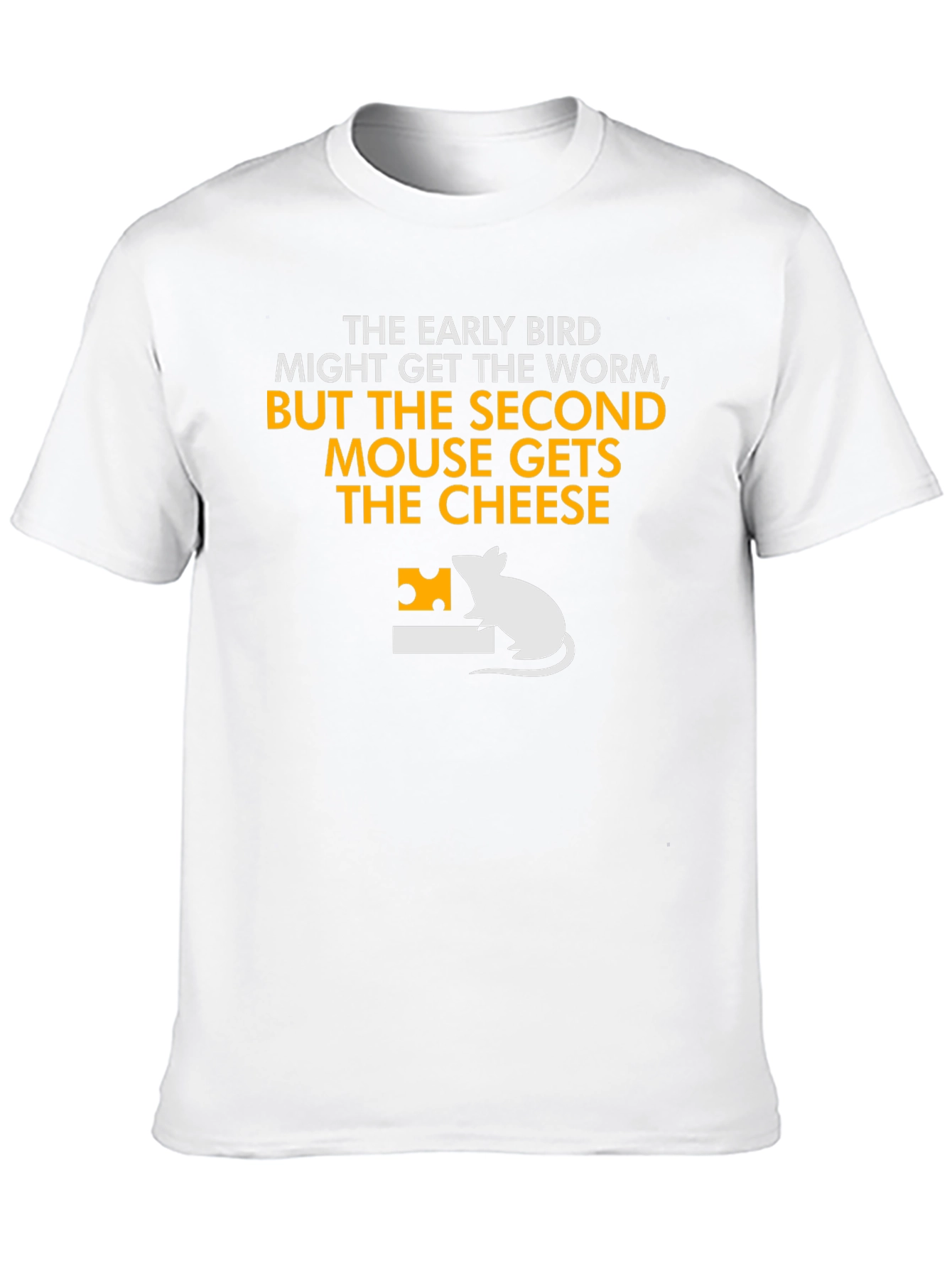 Funny Second Mouse Gets the Cheese Graphic T-Shirt