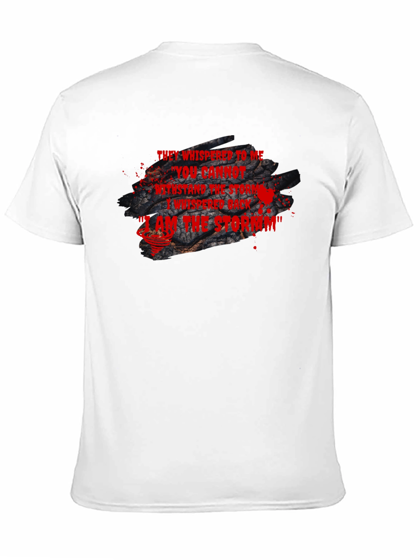 I Am The Storm Statement Black T-Shirt