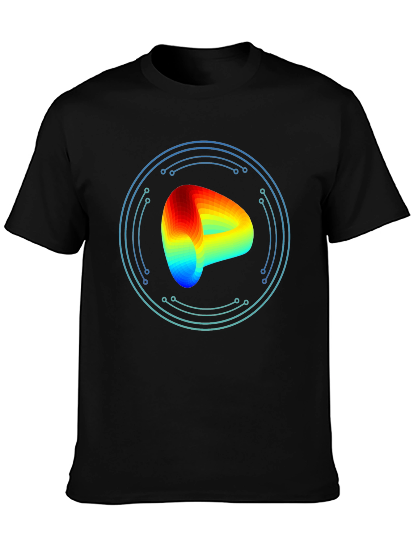 Geometric Torus T-Shirt - Modern Design