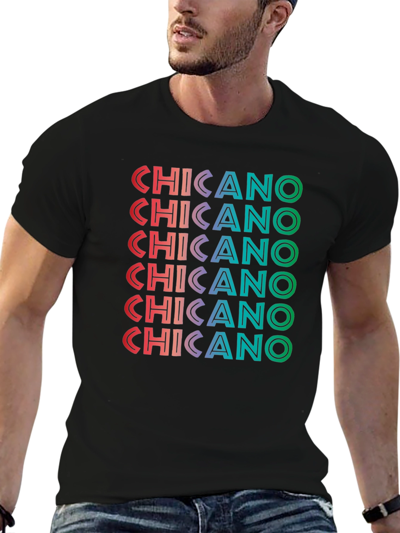 Chicano Pride Tee - Gradient Text