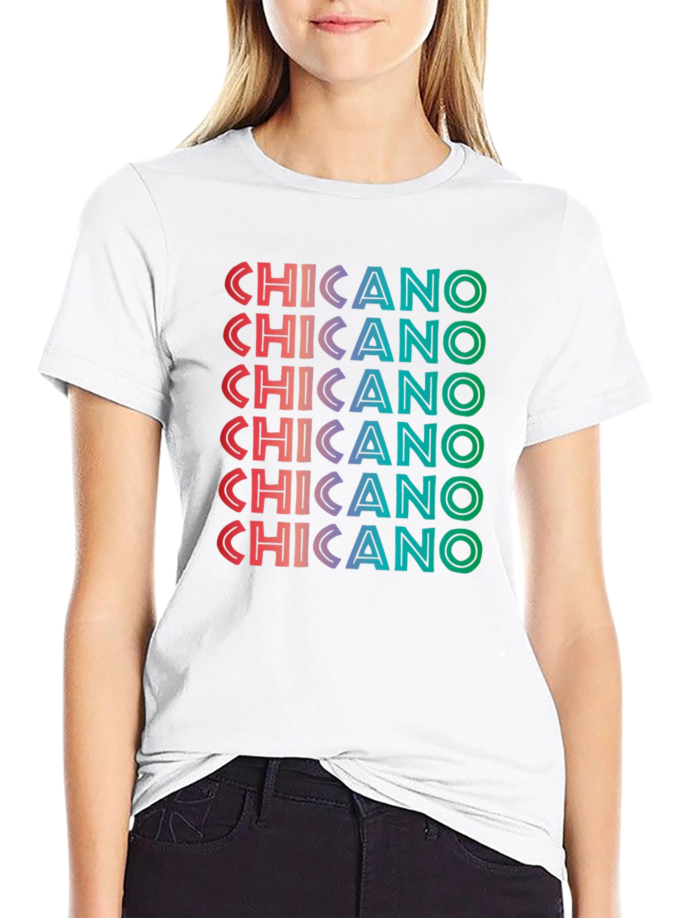 Chicano Pride Tee - Gradient Text