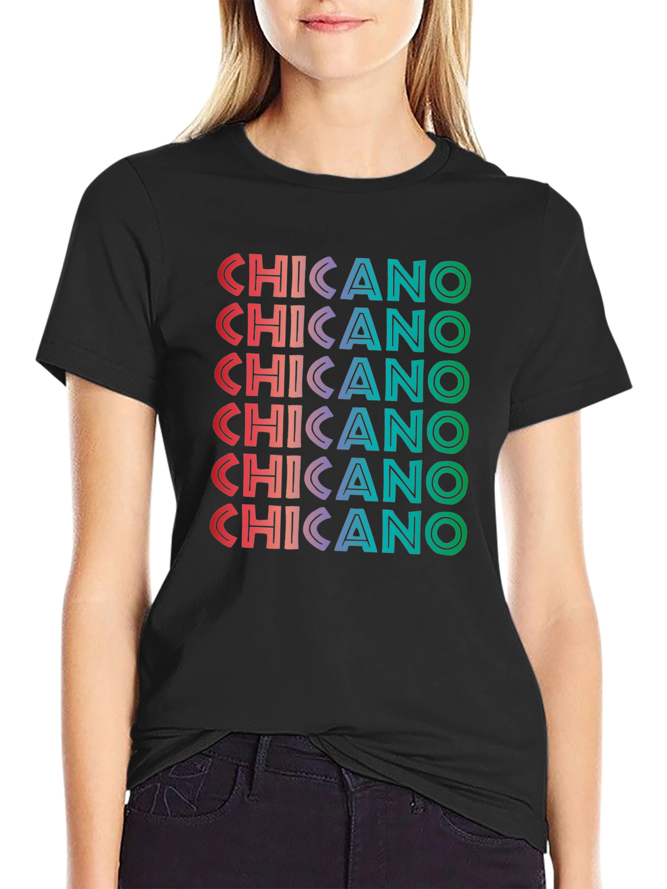 Chicano Pride Tee - Gradient Text