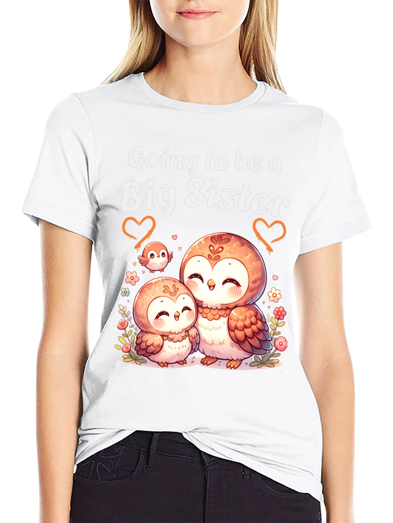 Going to be a Big Sister Owl T-Shirt