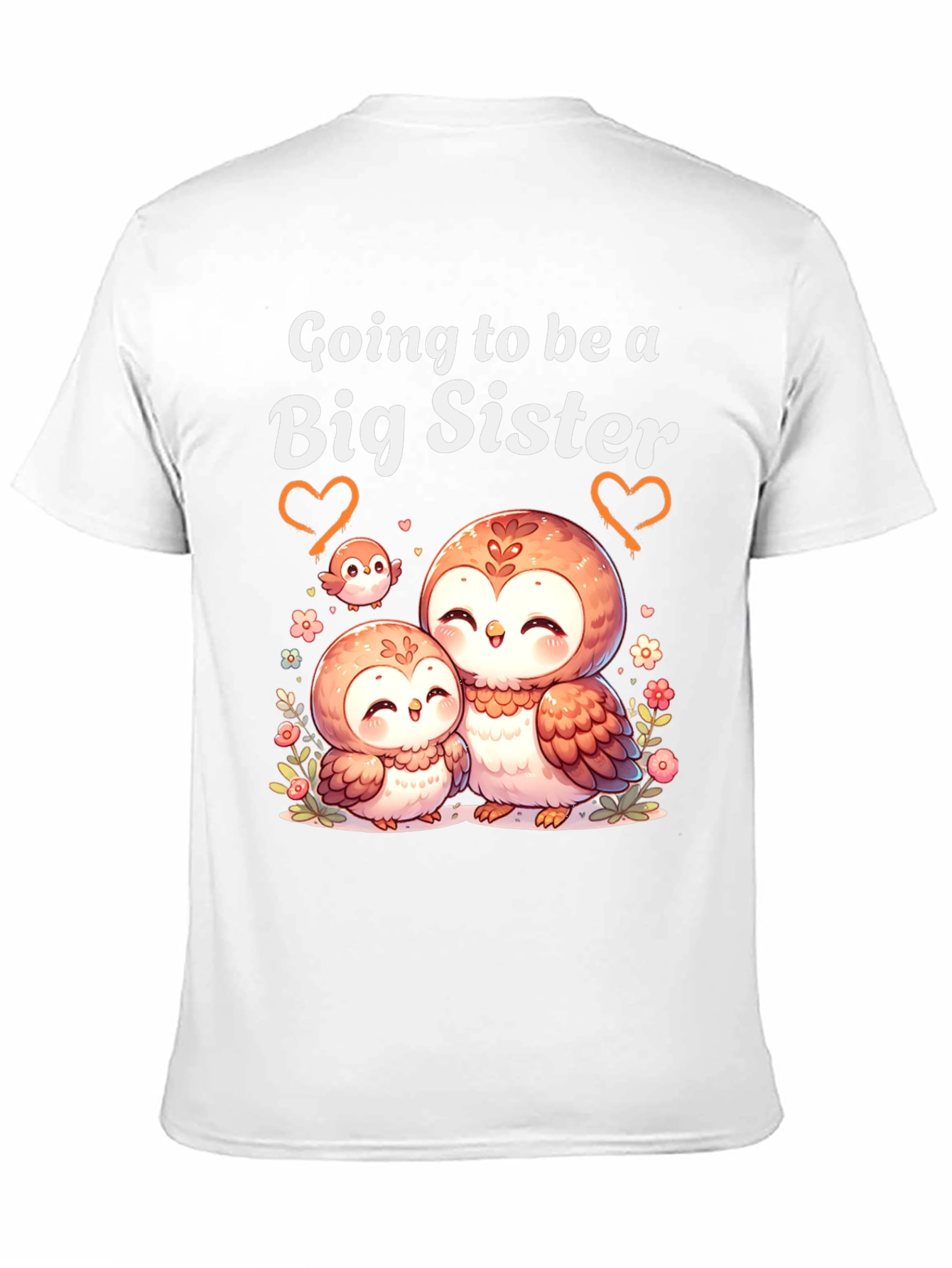 Going to be a Big Sister Owl T-Shirt