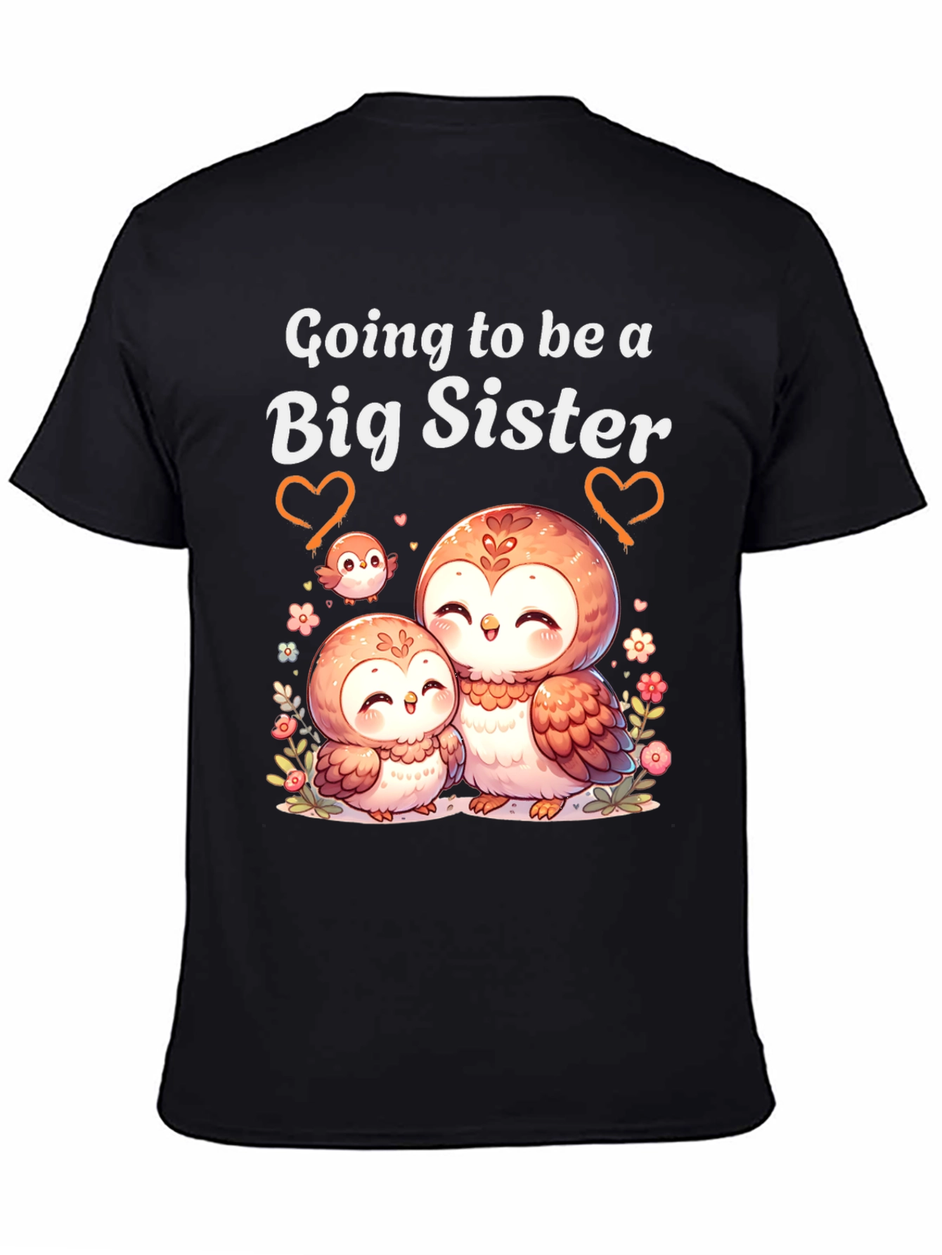 Going to be a Big Sister Owl T-Shirt
