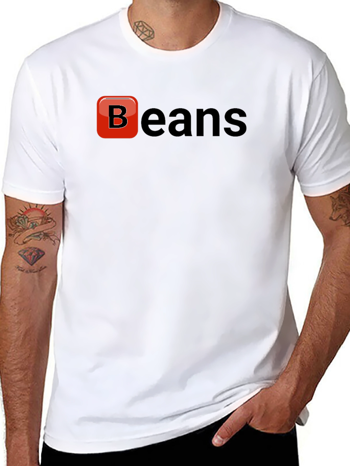 Beans Graphic T-Shirt - Funny Food Tee