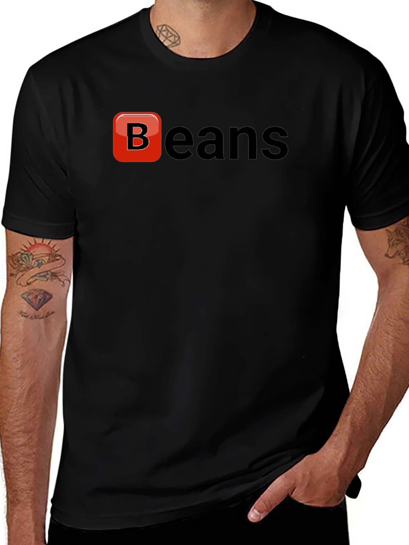Beans Graphic T-Shirt - Funny Food Tee