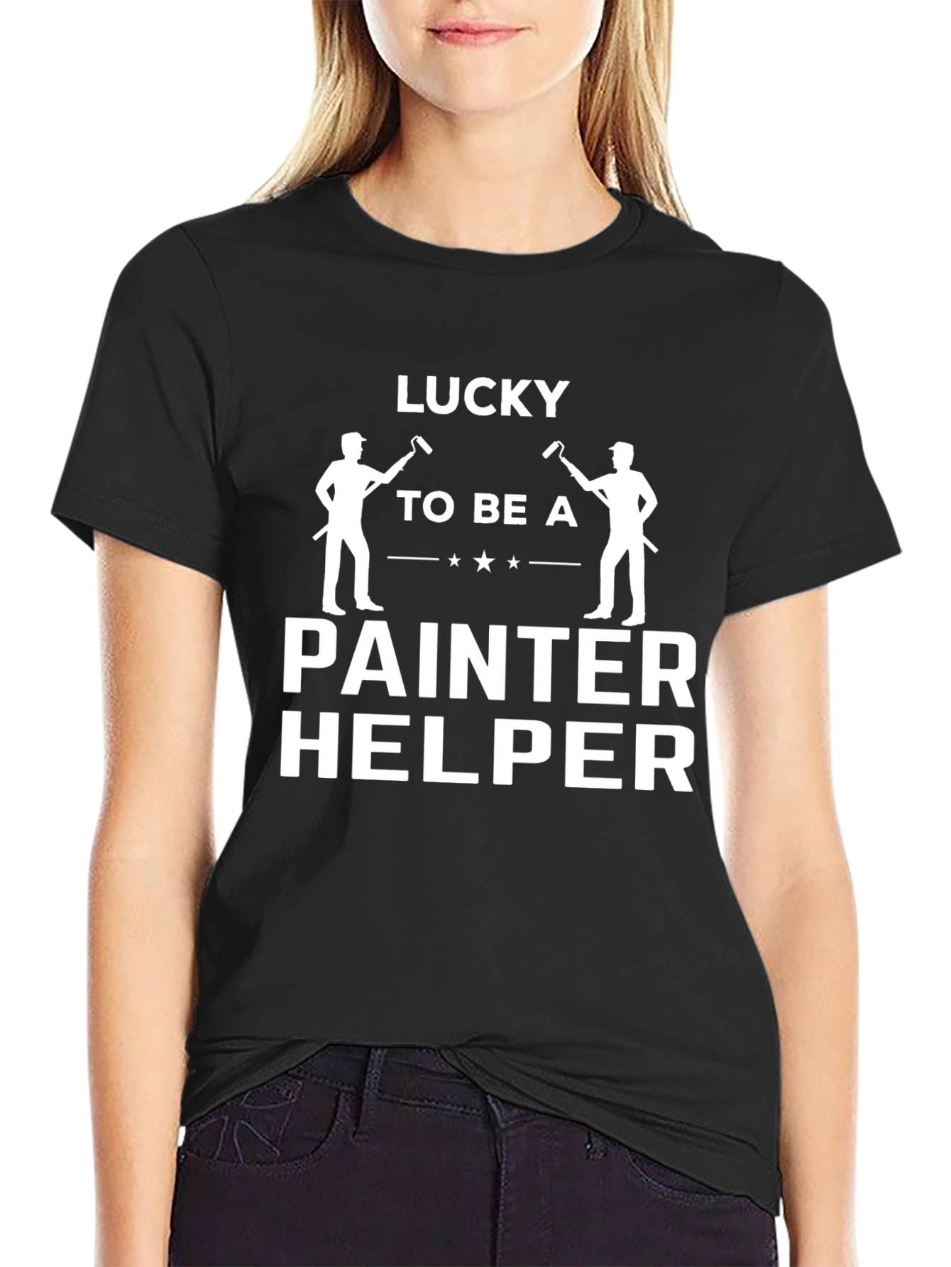 Lucky Painter Helper Graphic T-Shirt
