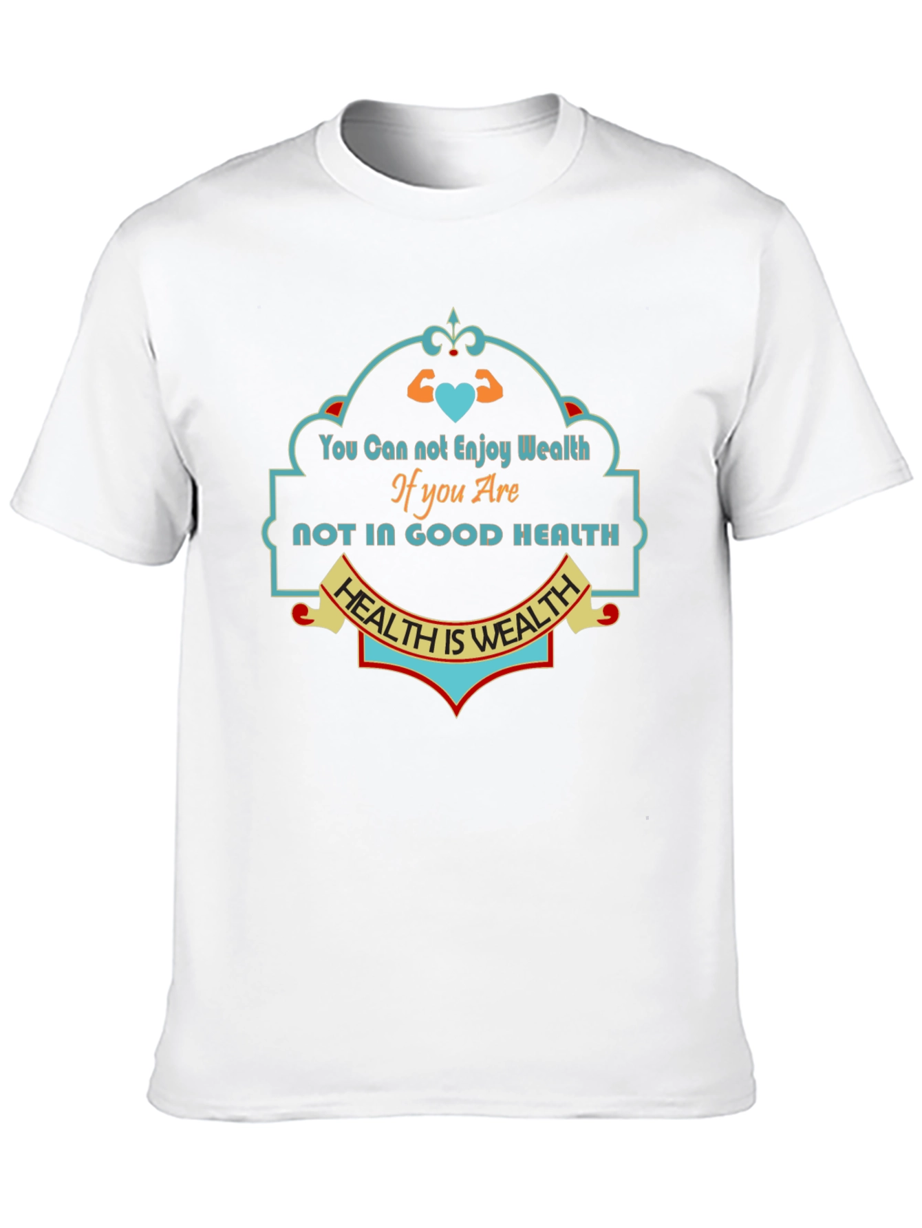 Health is Wealth Graphic Tee
