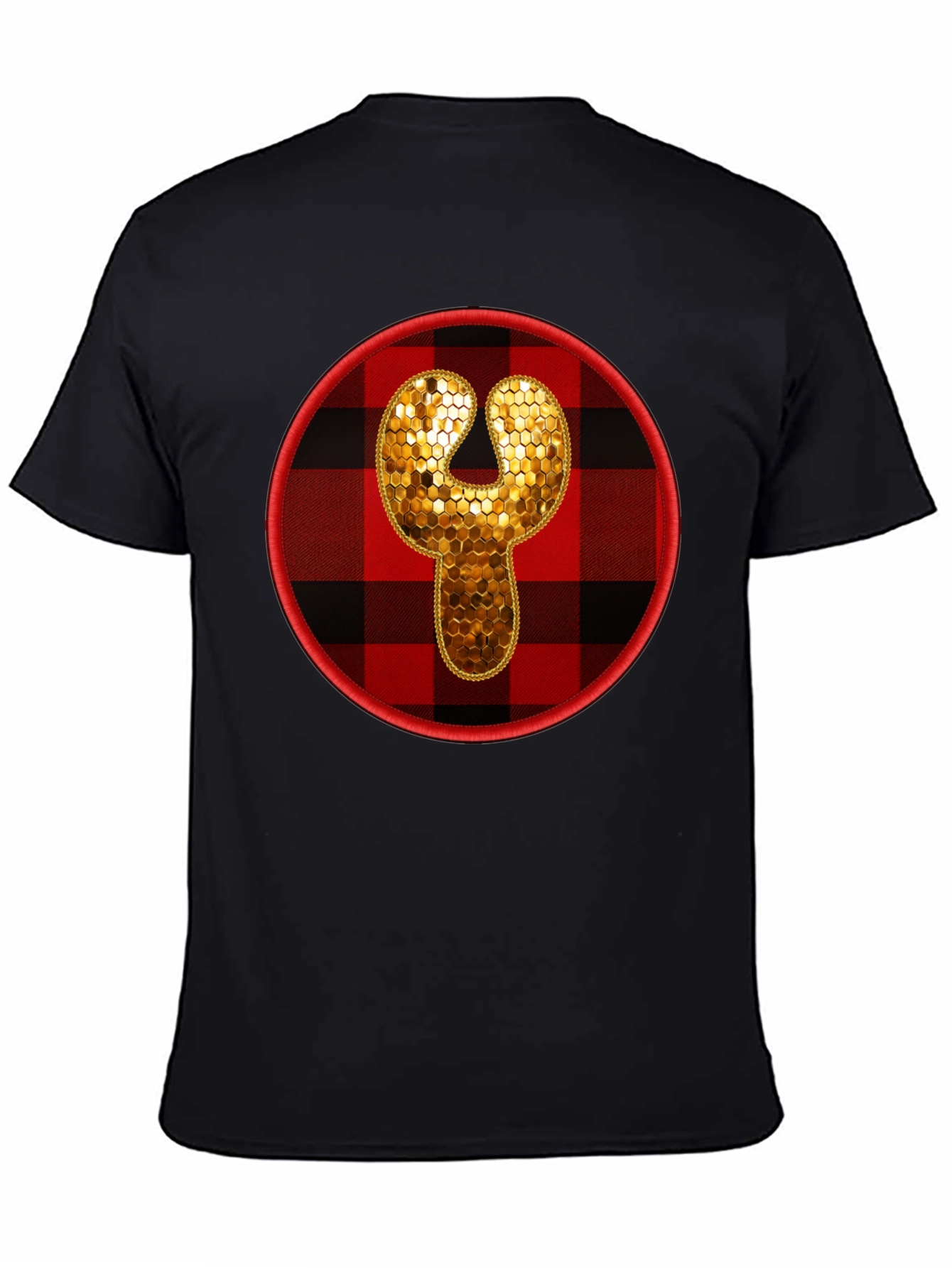 Plaid Ornament Graphic Tee