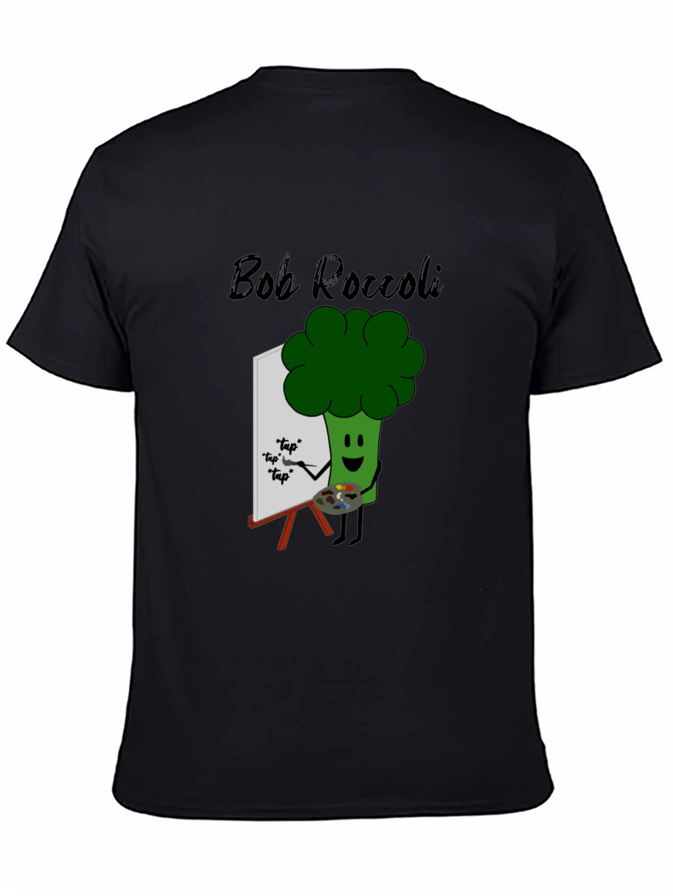 Bob Roccoli T-Shirt: Quirky Broccoli Artist Tee