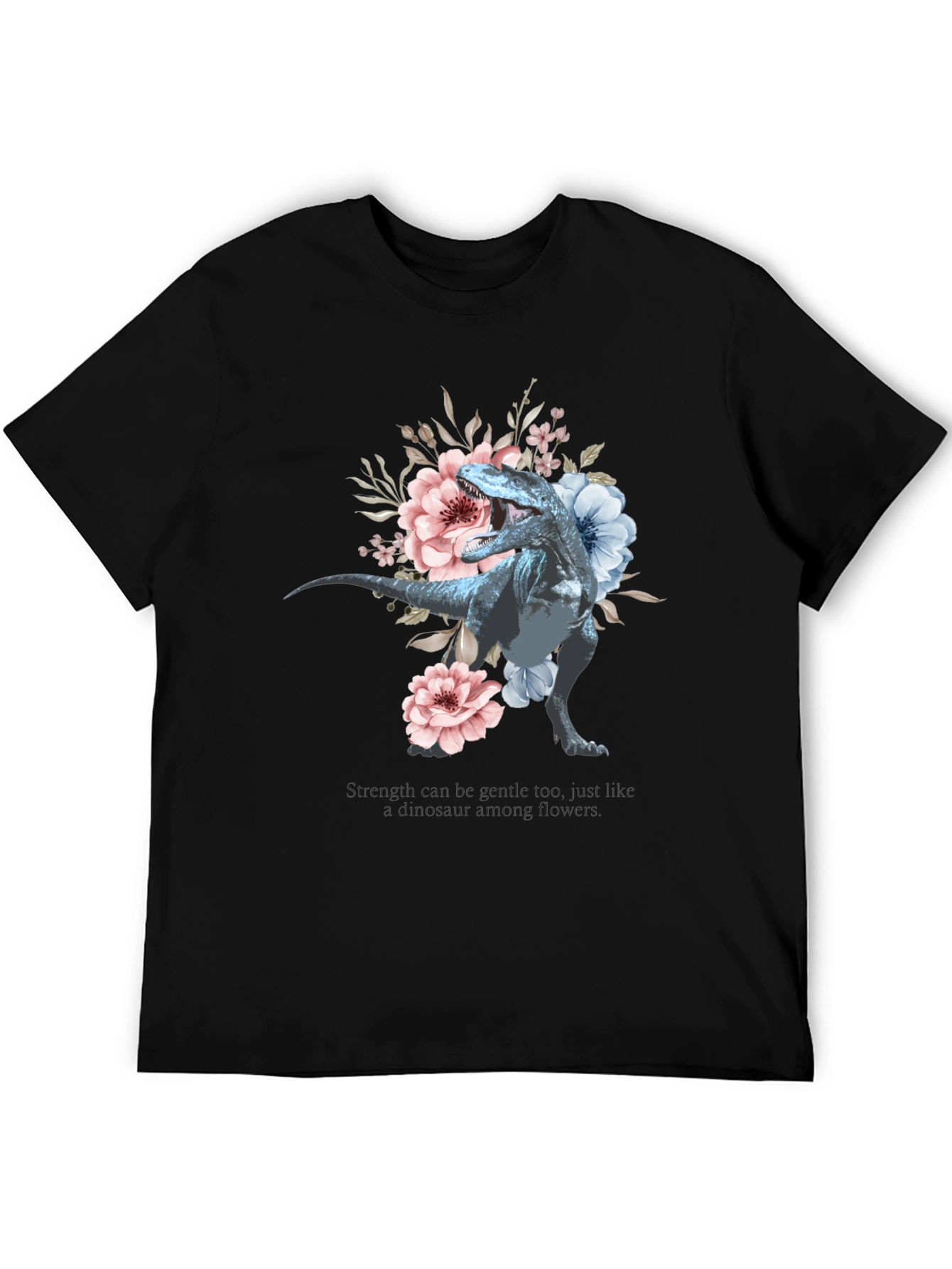 Dino & Floral Graphic Tee