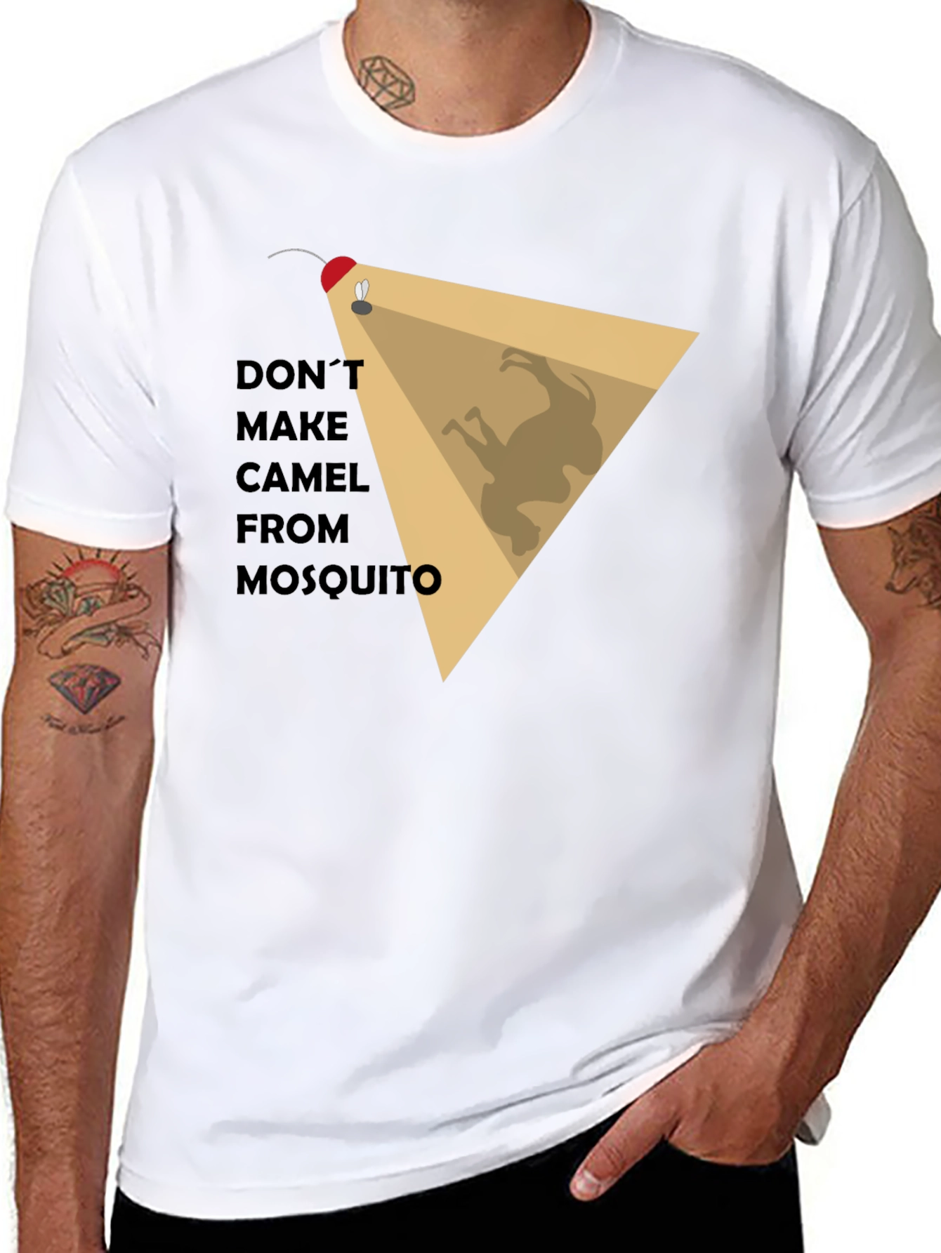 Dont Make Camel From Mosquito Graphic Tee