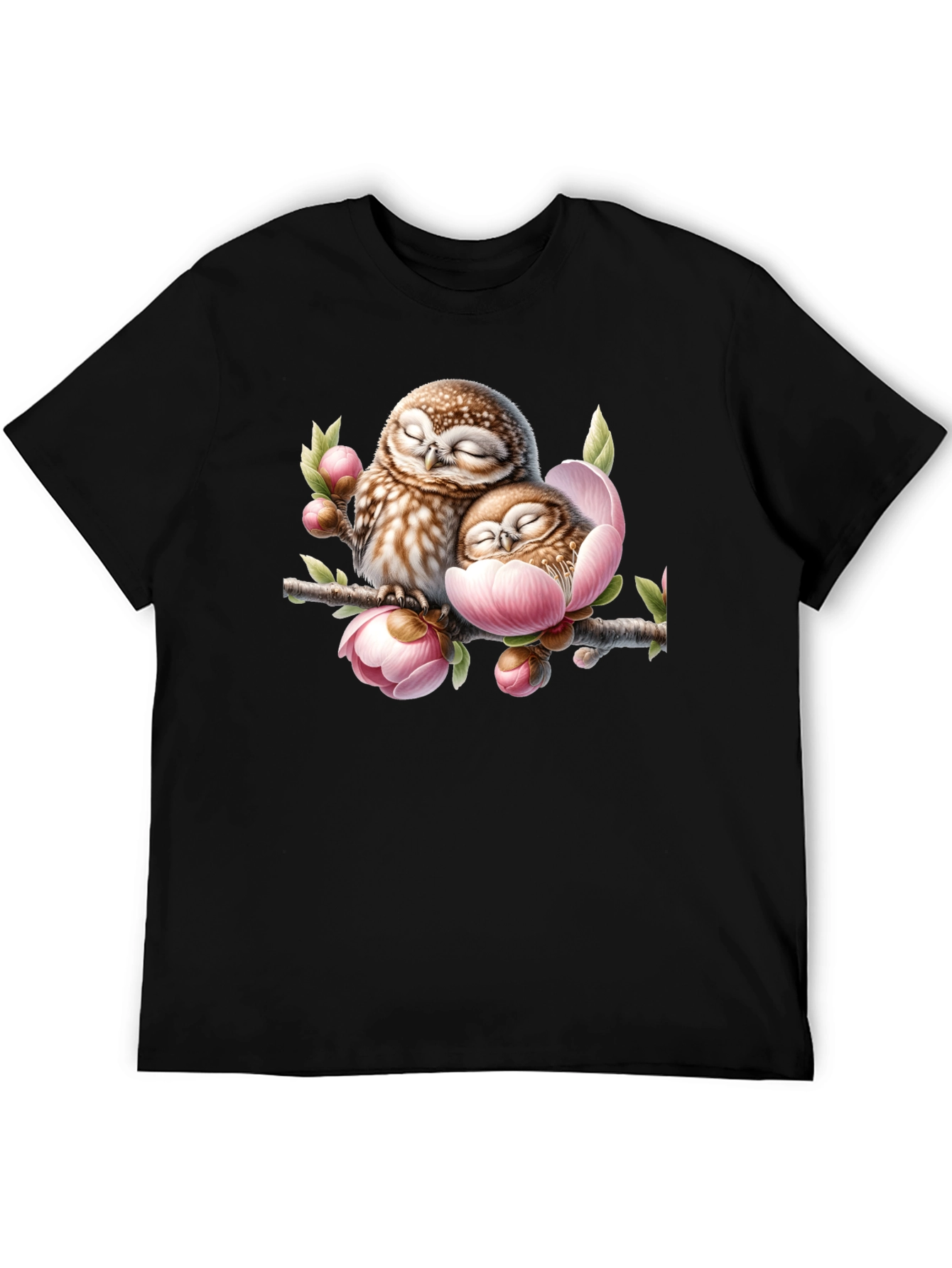 Owl & Blossom Graphic Tee