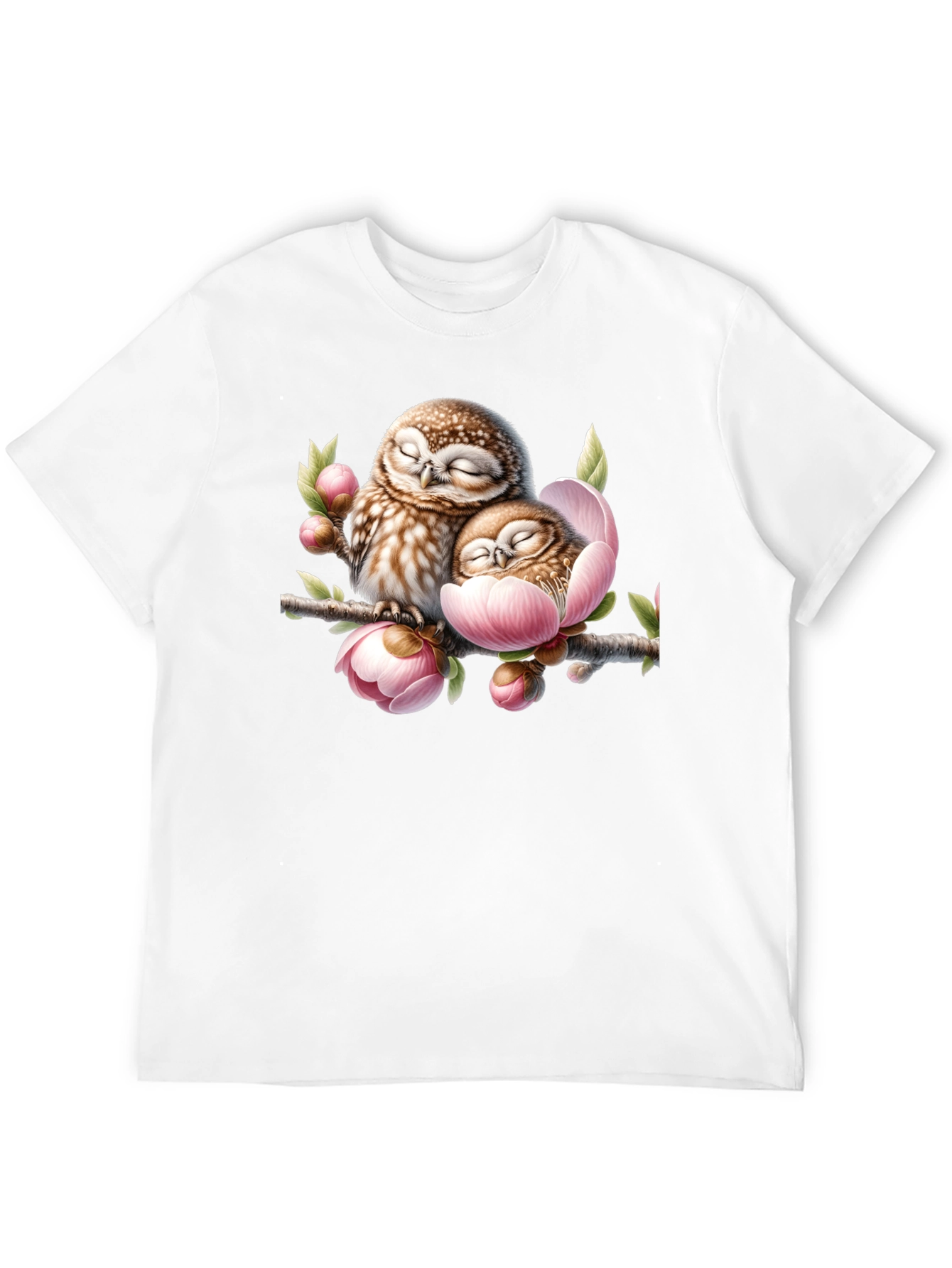 Owl & Blossom Graphic Tee