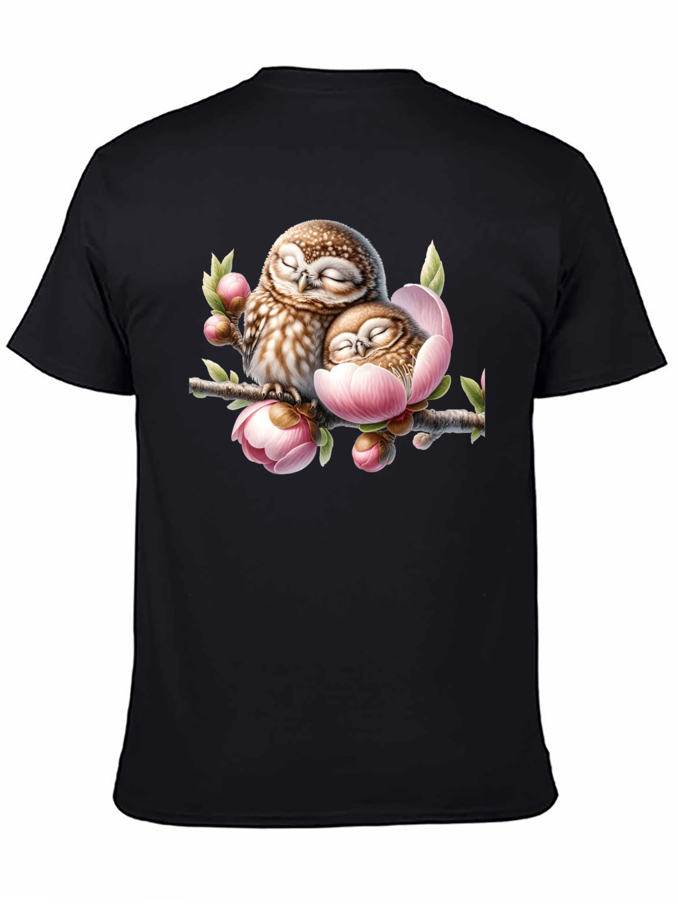 Owl & Blossom Graphic Tee