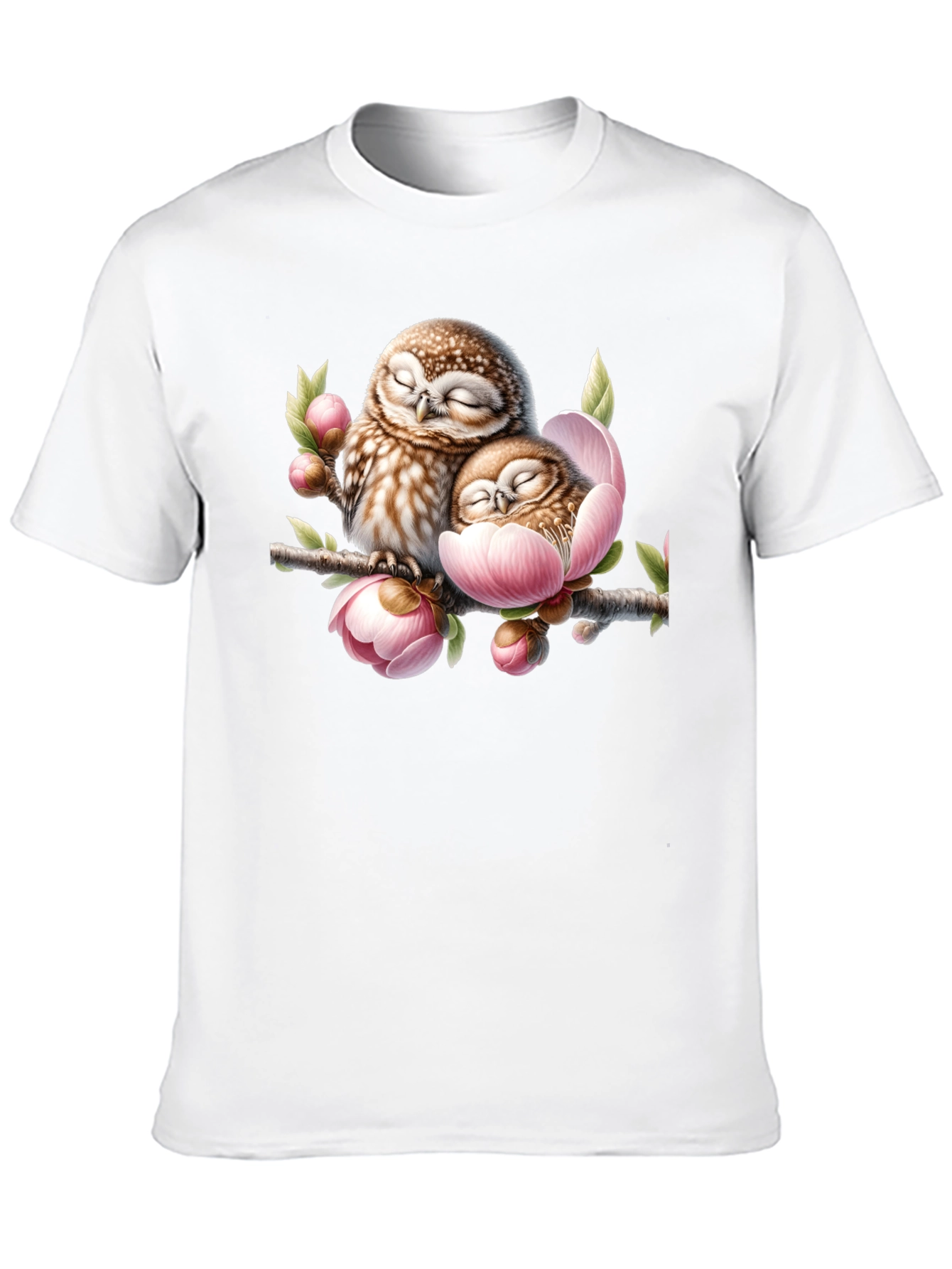 Owl & Blossom Graphic Tee