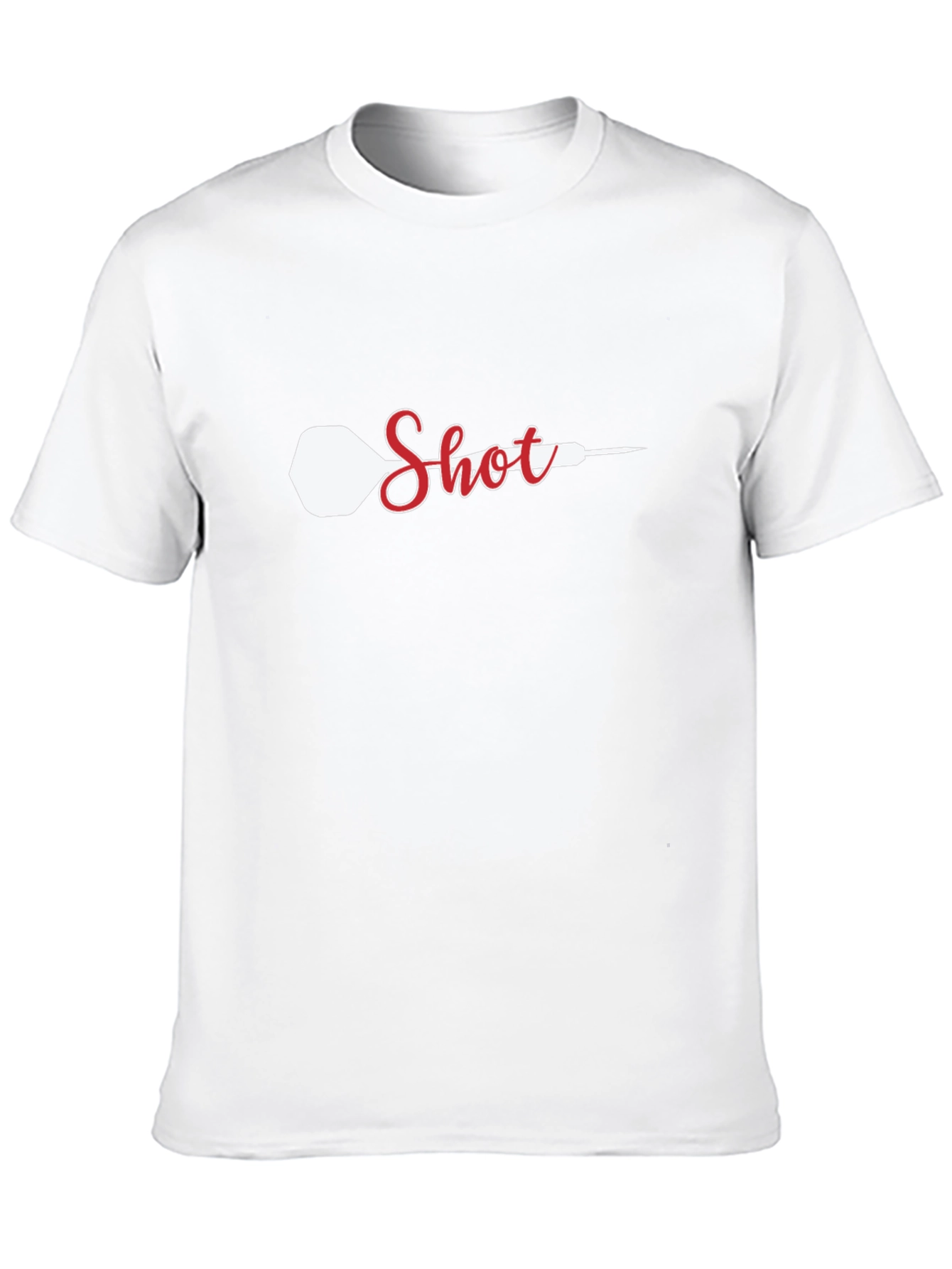 Dart Shot T-Shirt - Black Novelty Graphic Tee