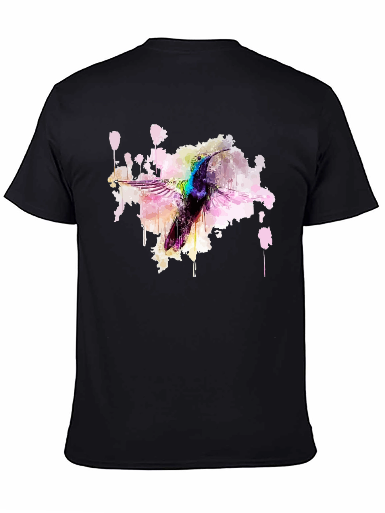 Hummingbird Watercolor Graphic T-Shirt