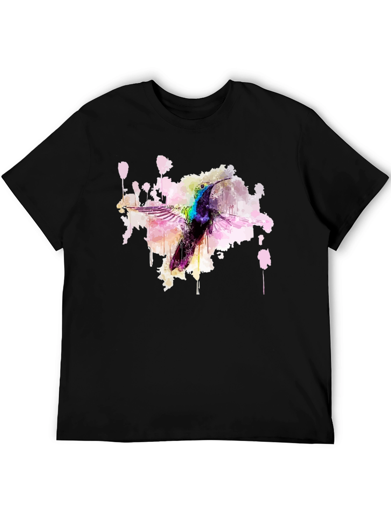 Hummingbird Watercolor Graphic T-Shirt