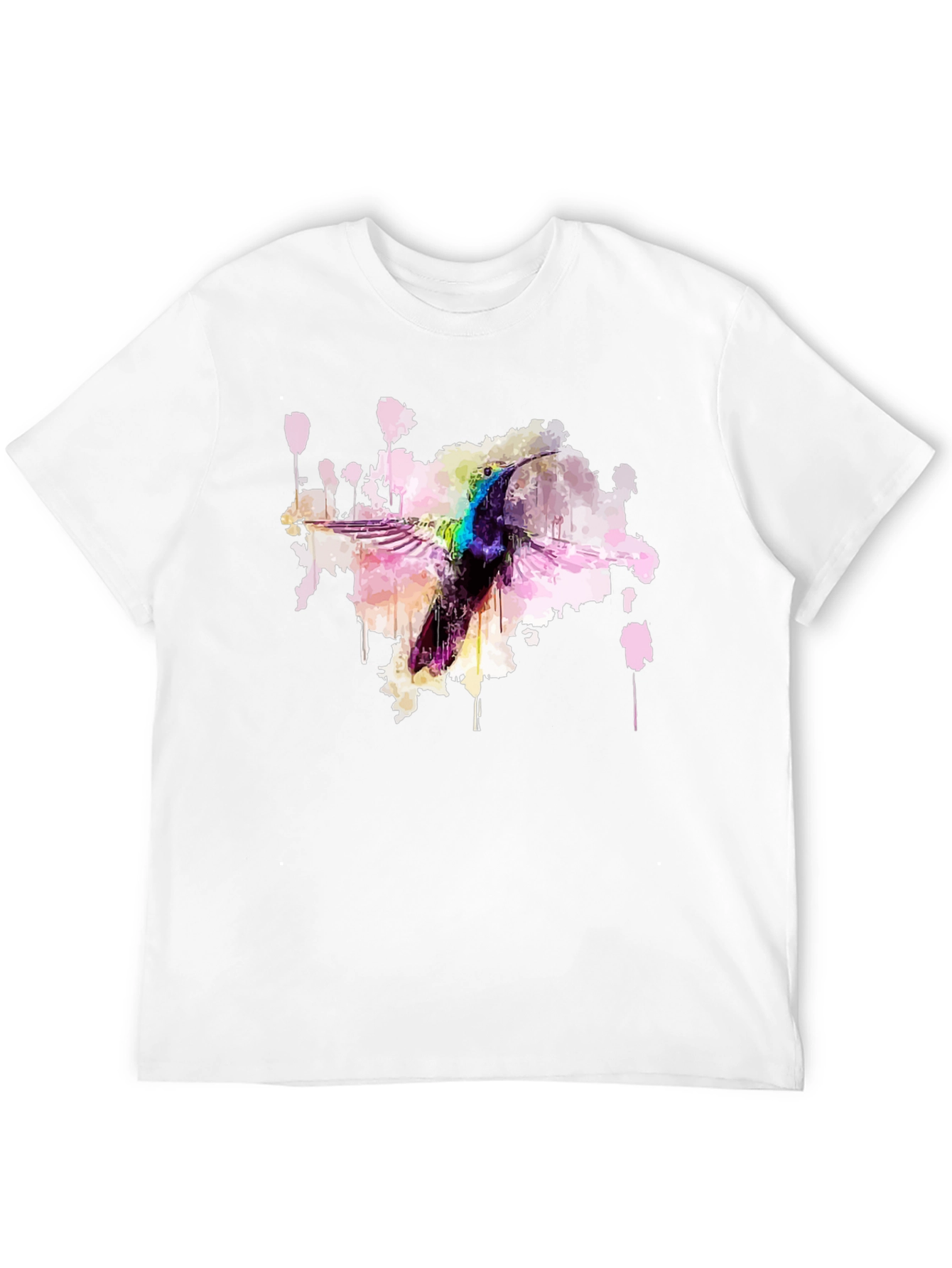 Hummingbird Watercolor Graphic T-Shirt