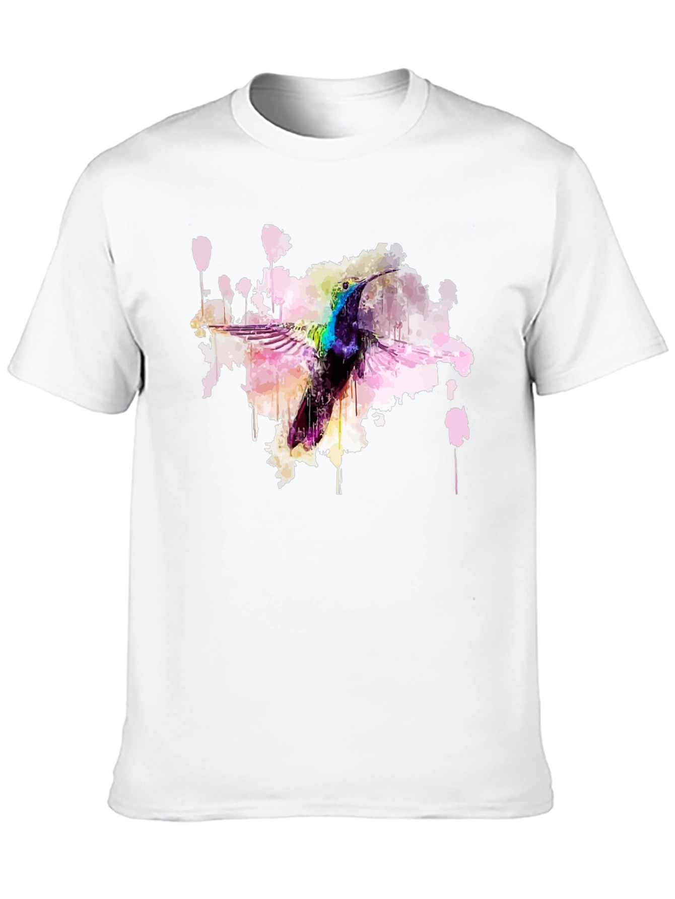 Hummingbird Watercolor Graphic T-Shirt