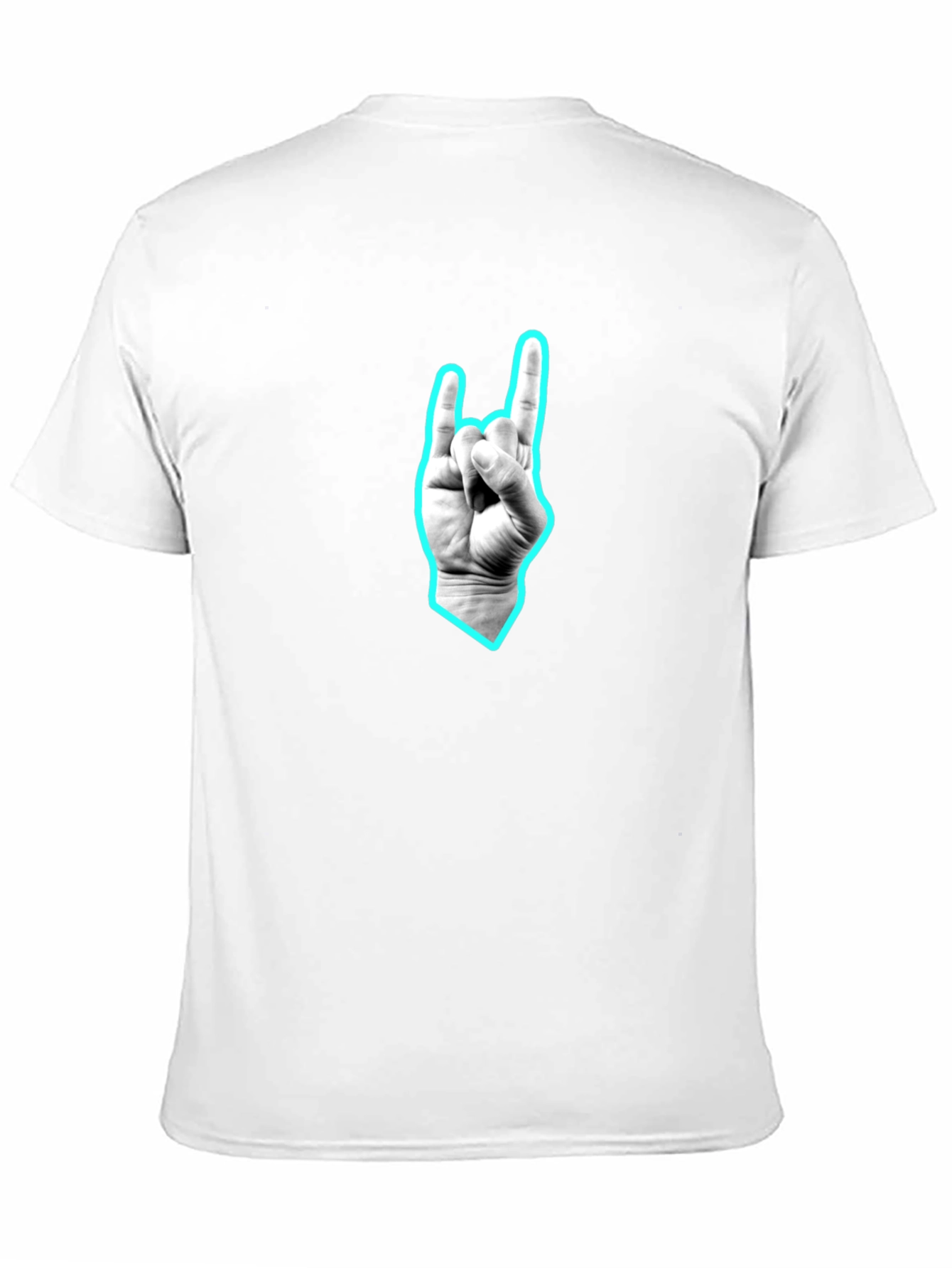 Black Graphic Tee - Rock On Hand