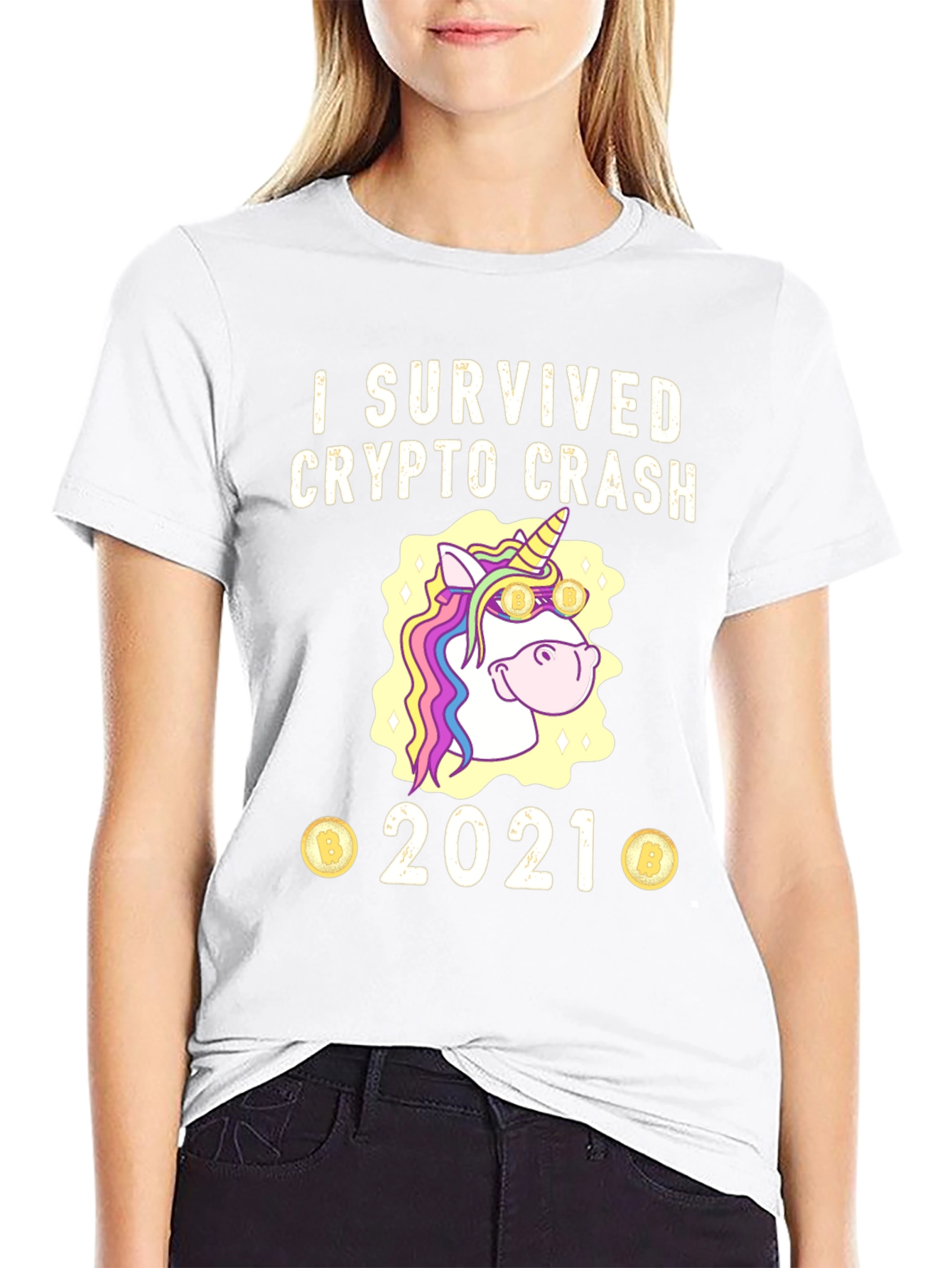 Crypto Crash 2021 Survivor T-Shirt
