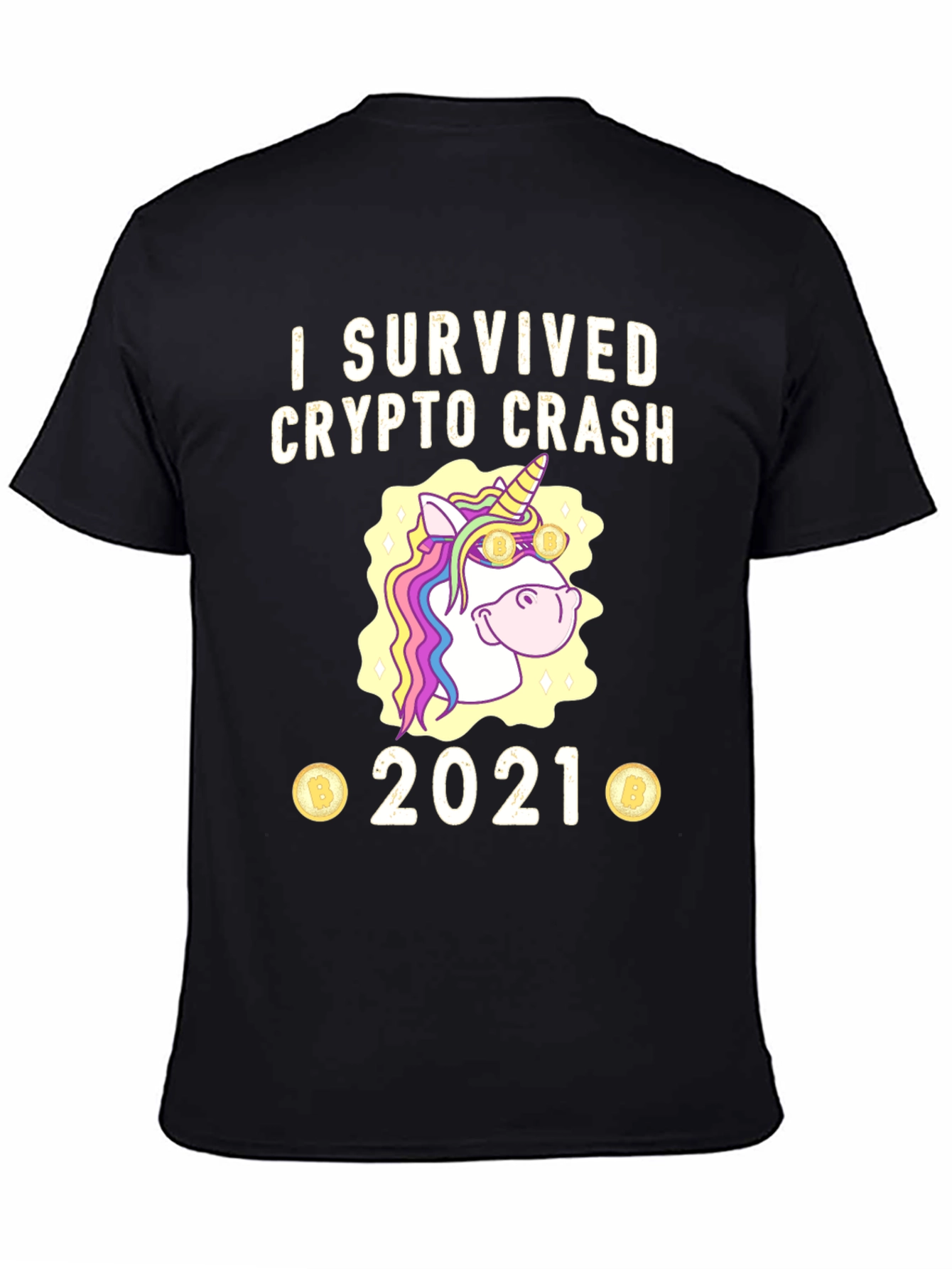 Crypto Crash 2021 Survivor T-Shirt