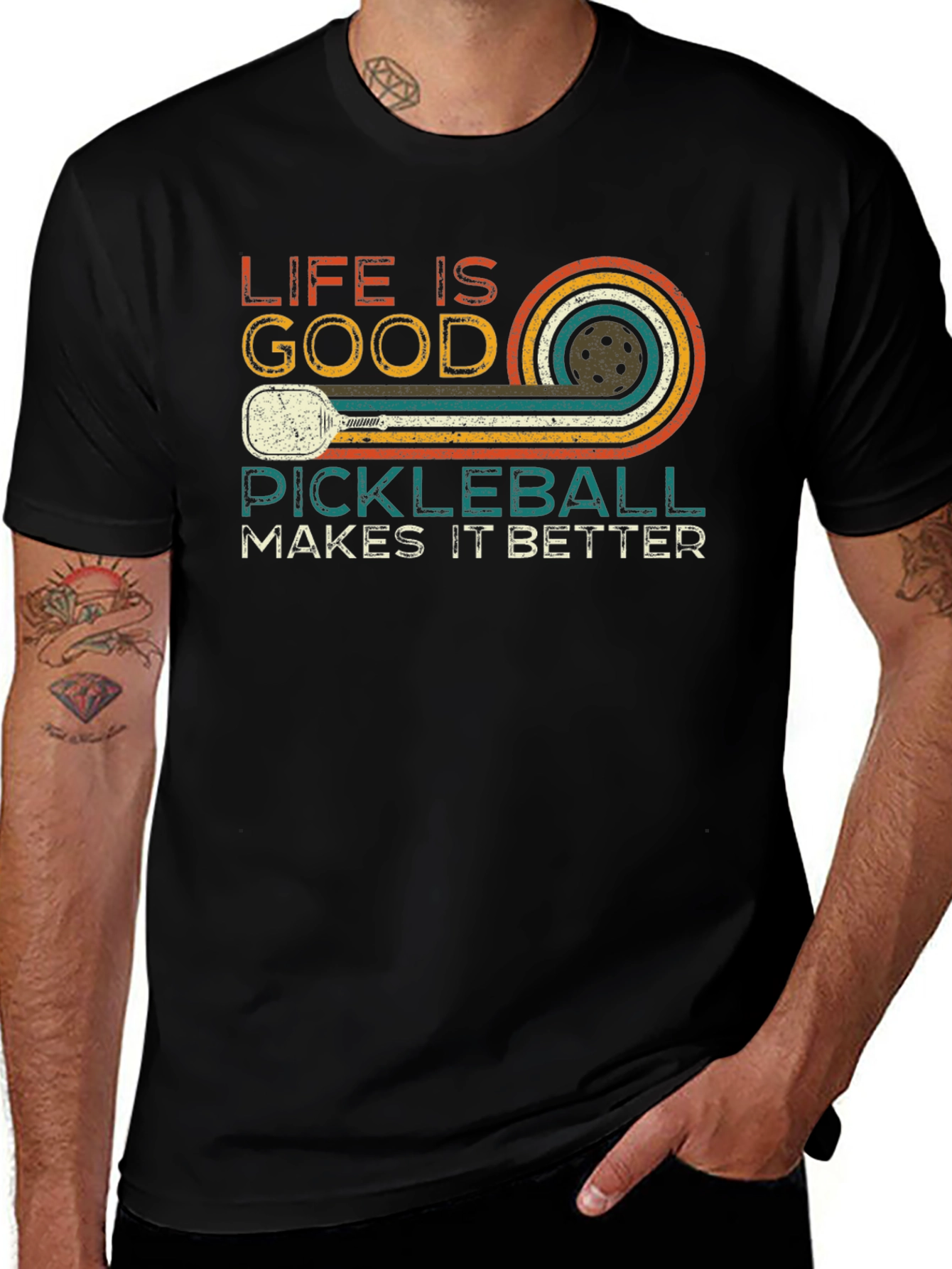 Life is Good Pickleball T-Shirt