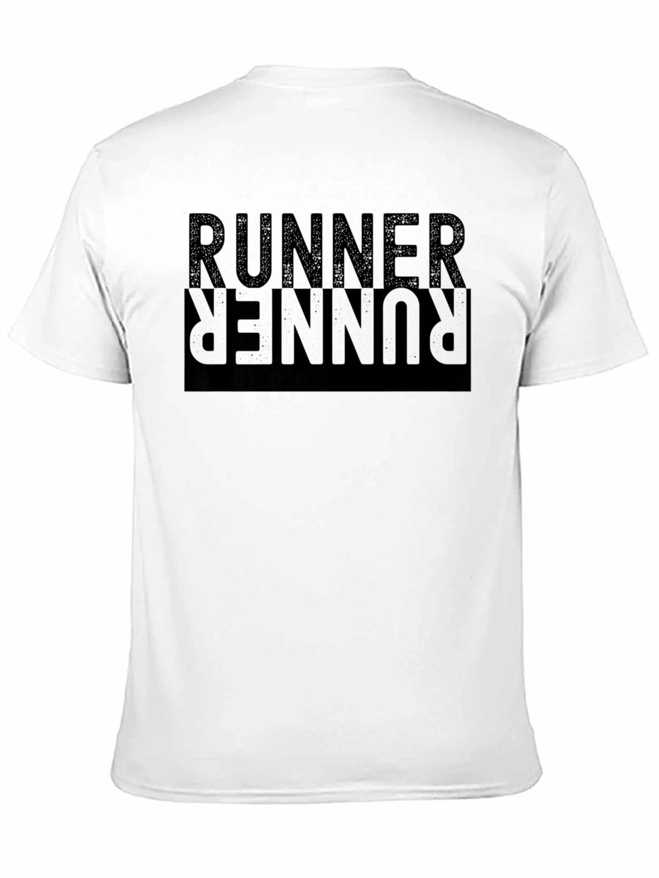 Runner Graphic Black T-Shirt
