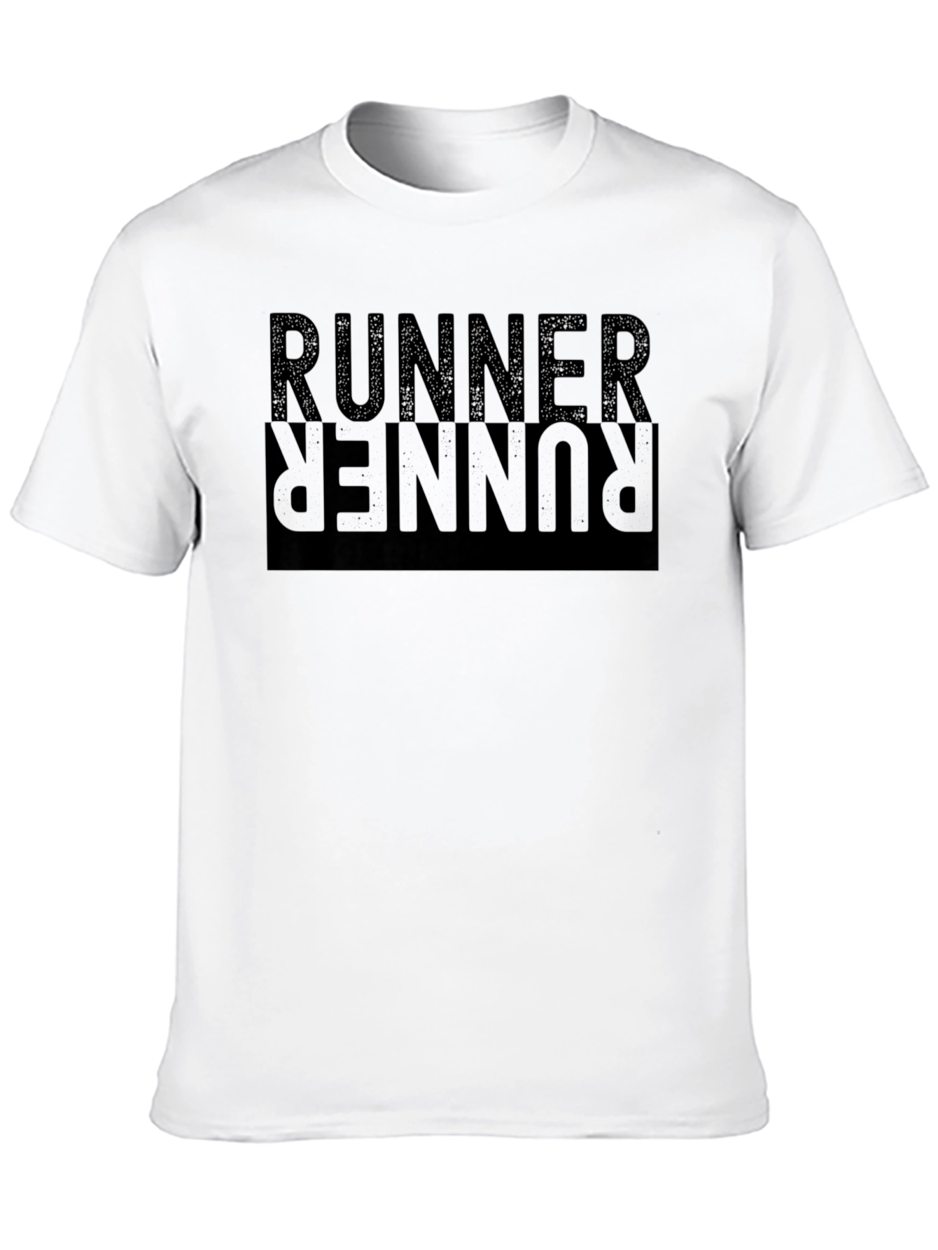 Runner Graphic Black T-Shirt